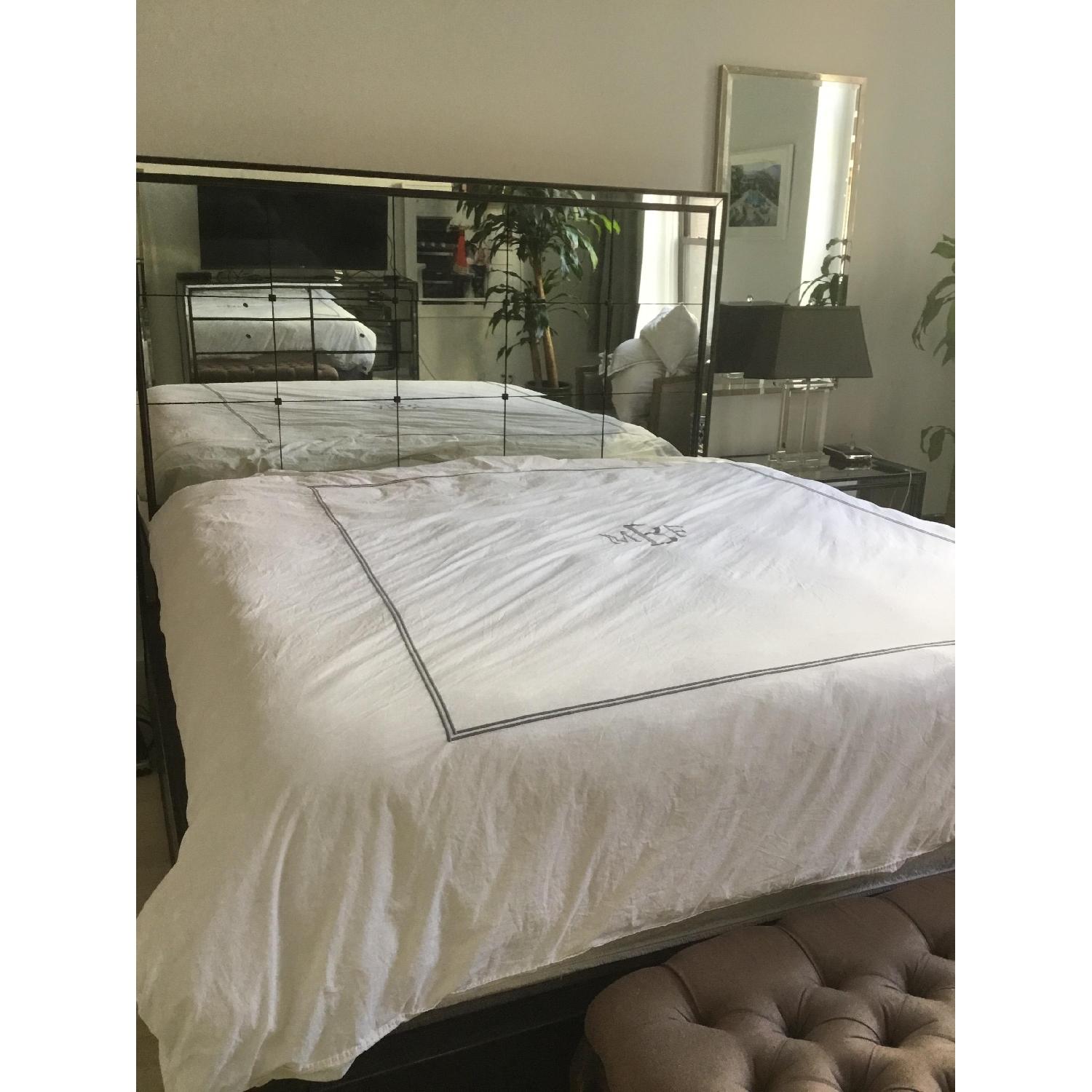 Restoration Hardware Strand Mirrored King Bed - image-2