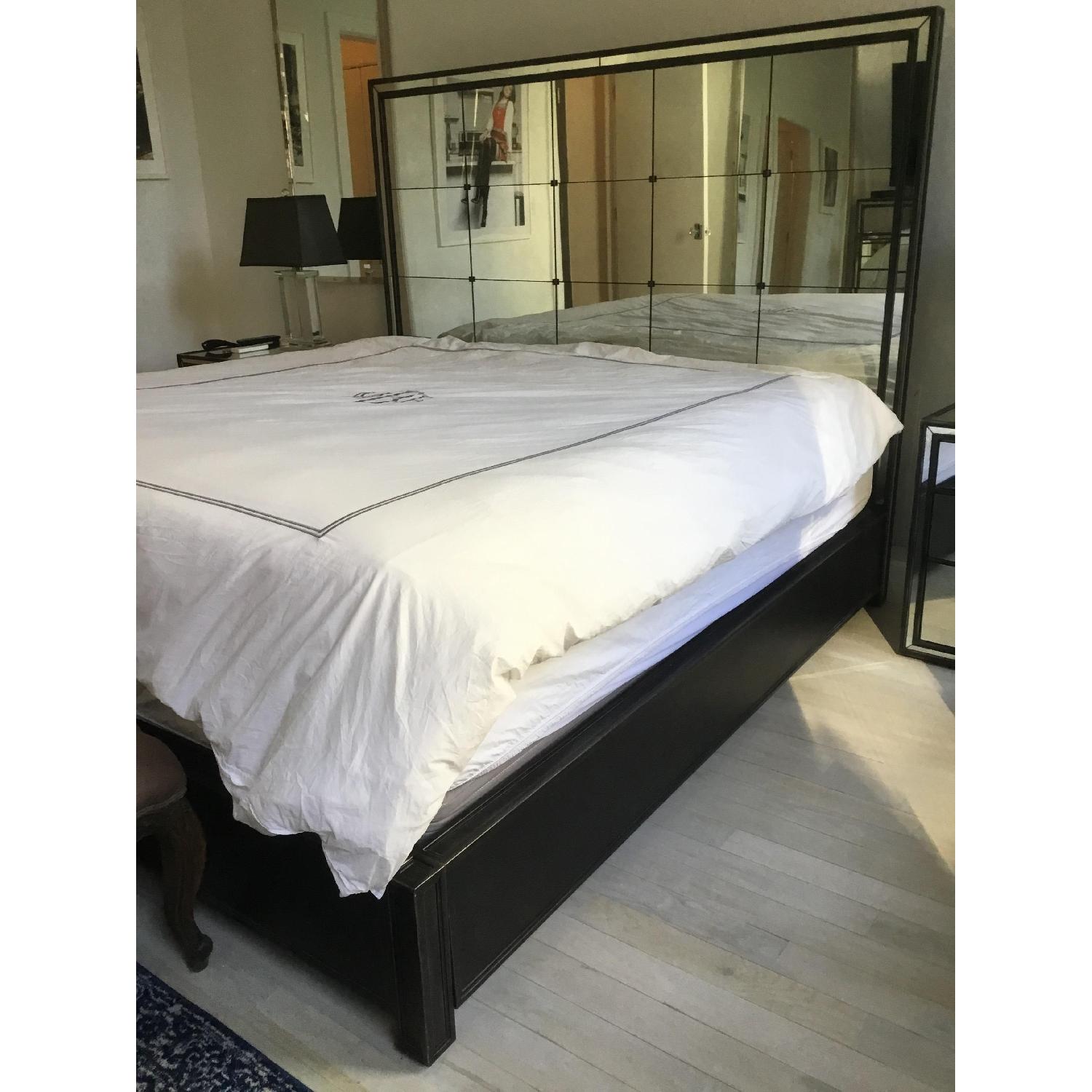 Restoration Hardware Strand Mirrored King Bed - image-3
