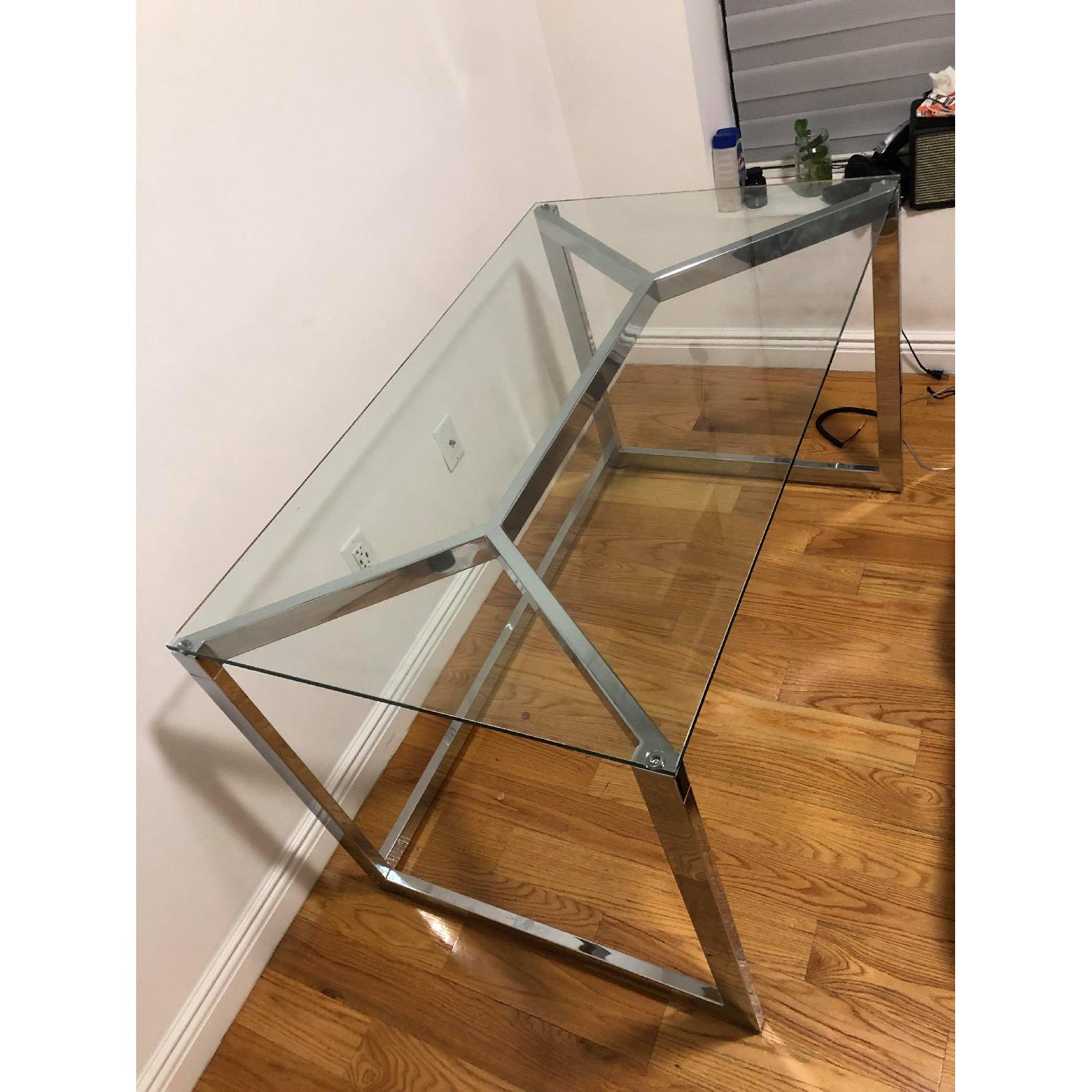 CB2 Chrome Tesso Desk - image-3