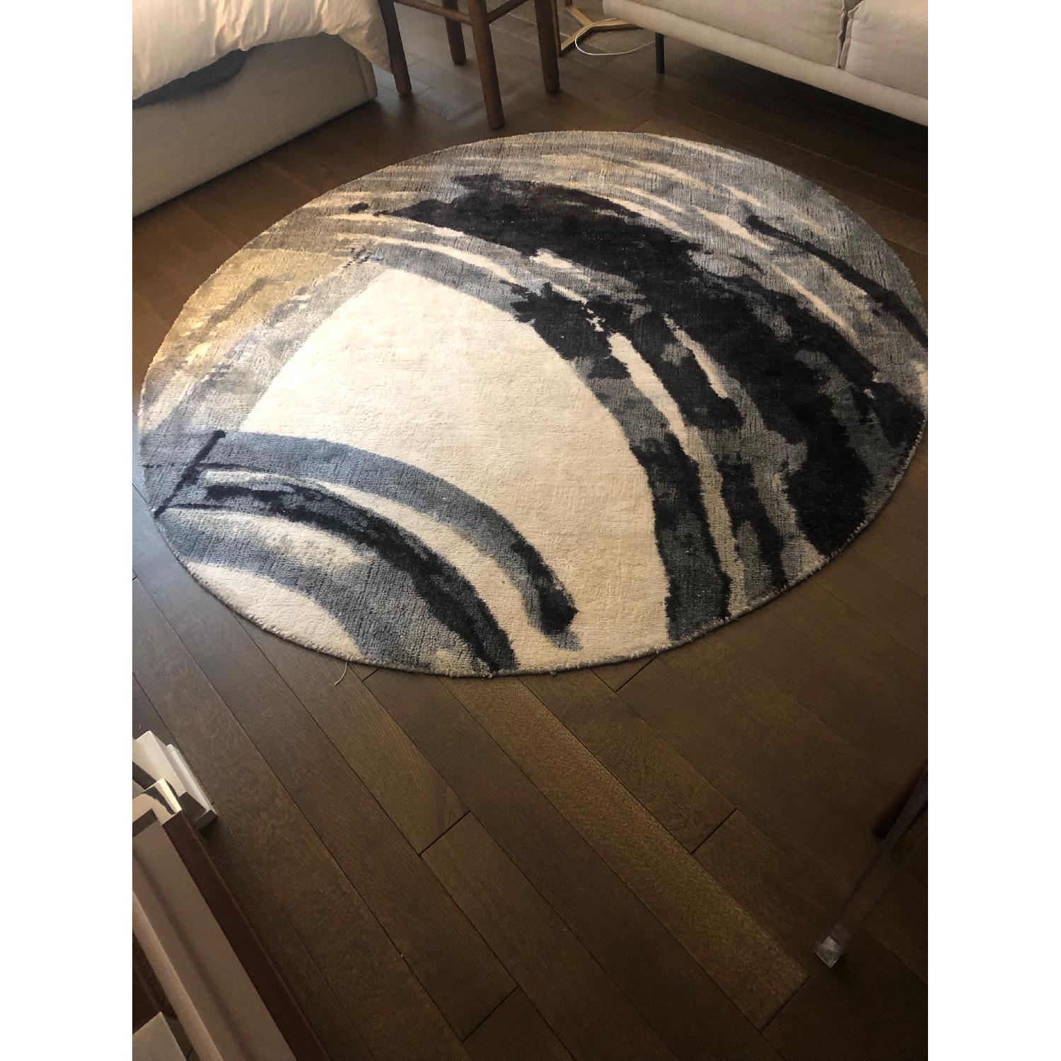 West Elm Ink Round Rug - image-2