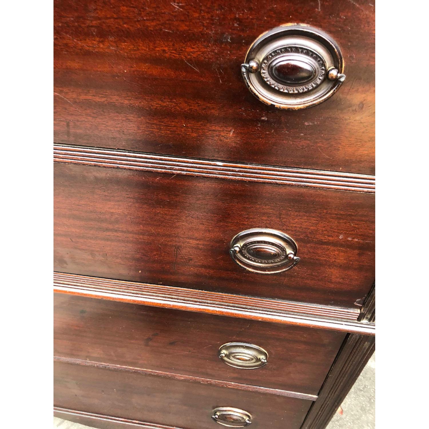 Huntley Furniture Antique 1930s Dresser w/ Original Handles - image-7