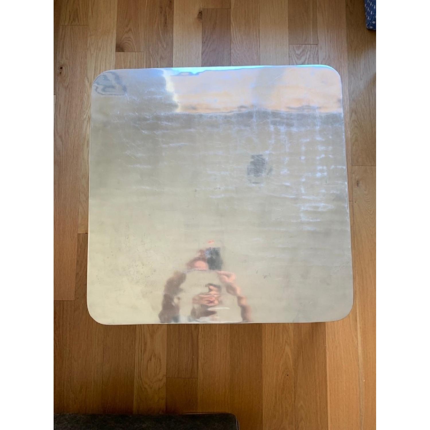 CB2 Square Metal Coffee Table - image-2