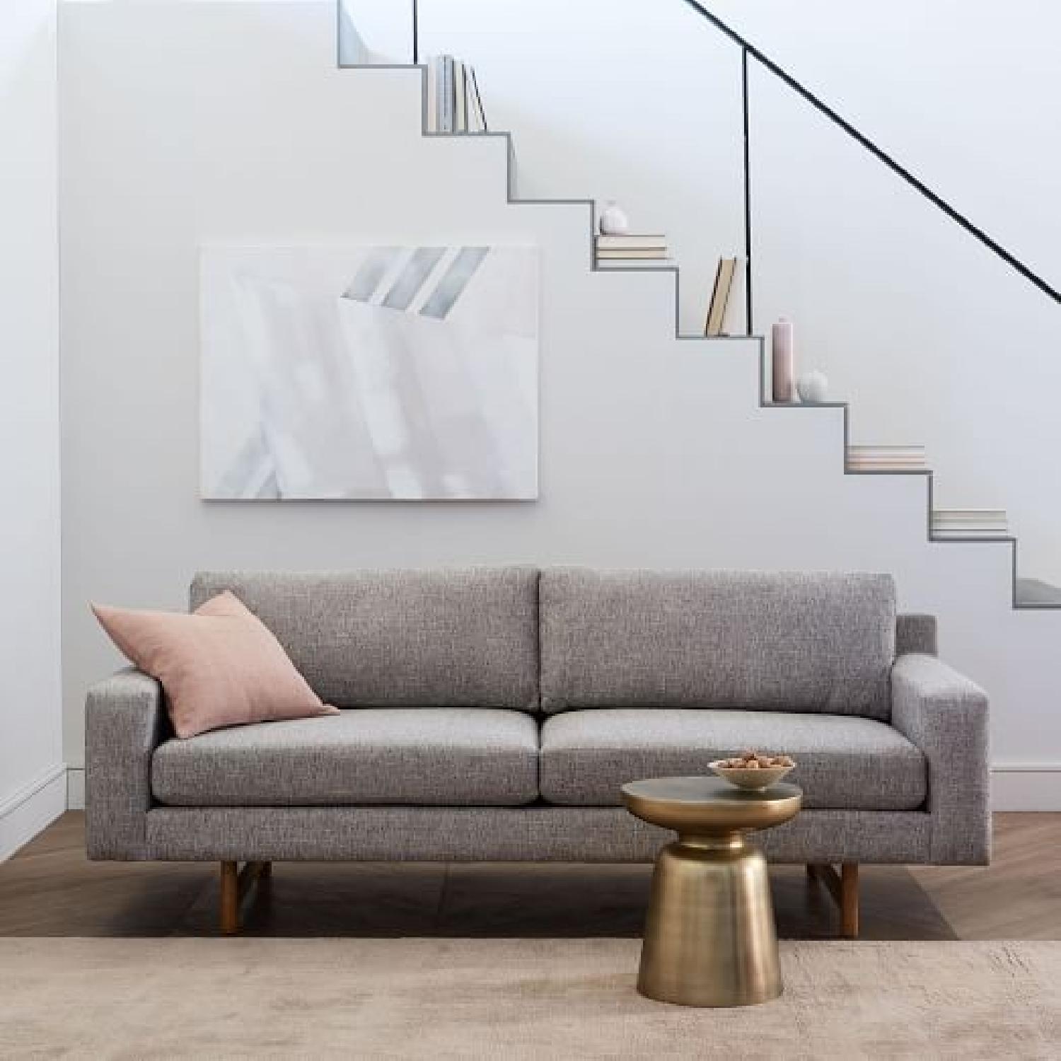 West Elm Eddy Sofa in Feather Gray - image-1