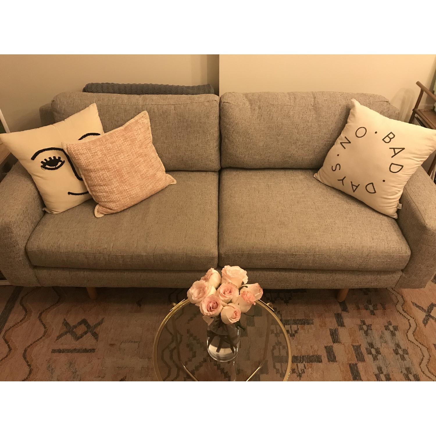 West Elm Eddy Sofa in Feather Gray - image-2
