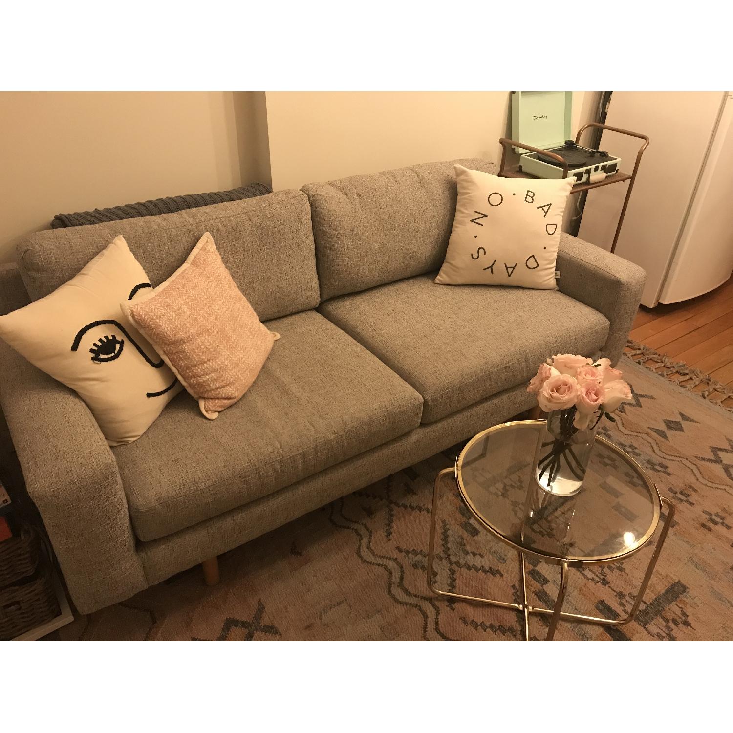 West Elm Eddy Sofa in Feather Gray - image-3