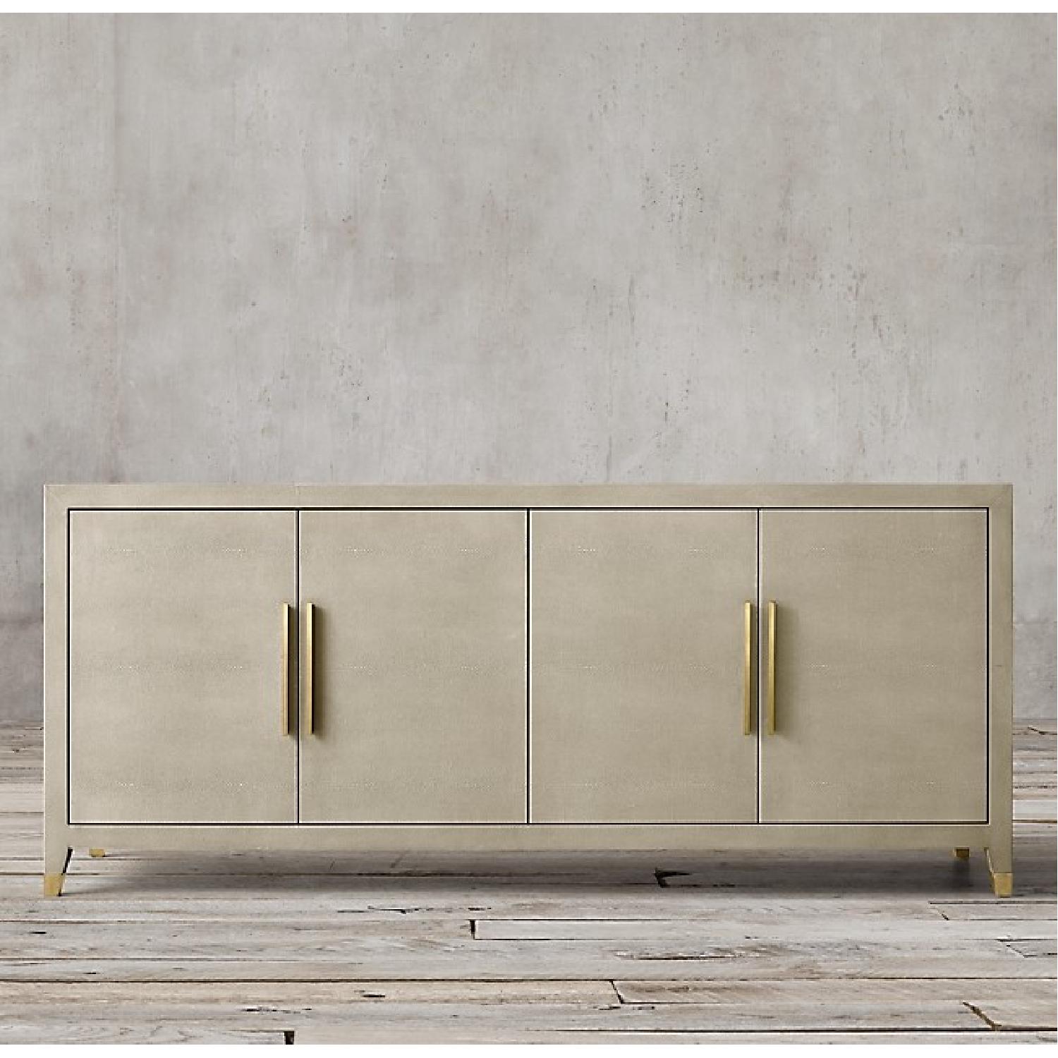 Restoration Hardware Sideboard w/ Brass Hardware - image-0
