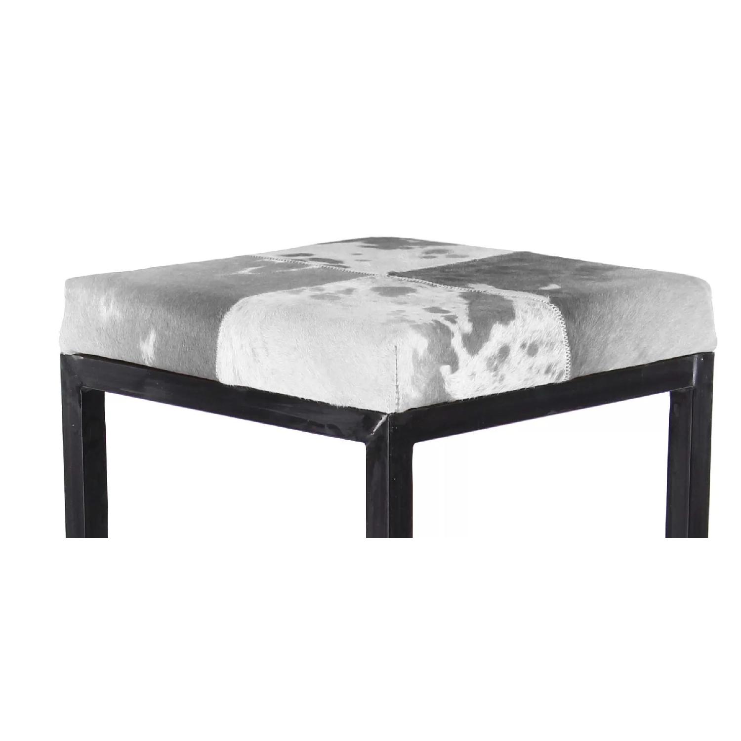Cow Hide Bar Stools - image-1