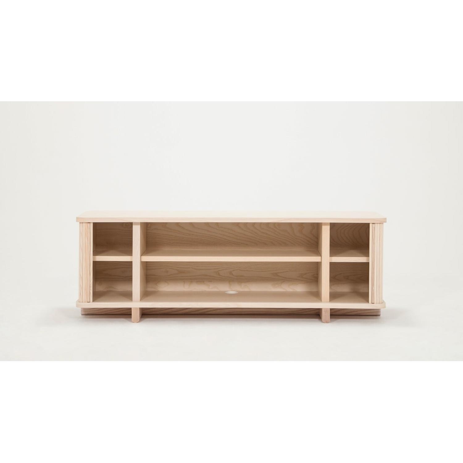 EQ3 Tambour Credenza in Ash - image-2