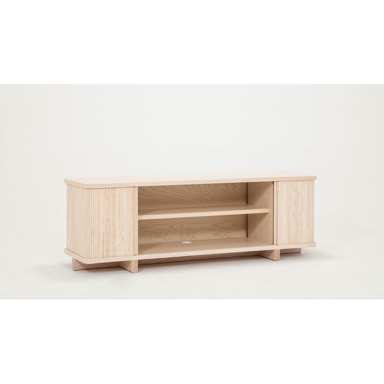 EQ3 Tambour Credenza in Ash - image-4