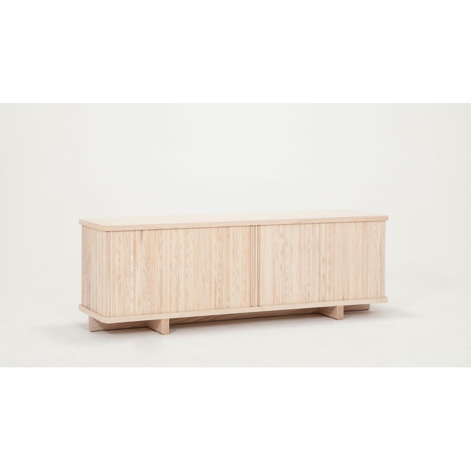 EQ3 Tambour Credenza in Ash - image-5