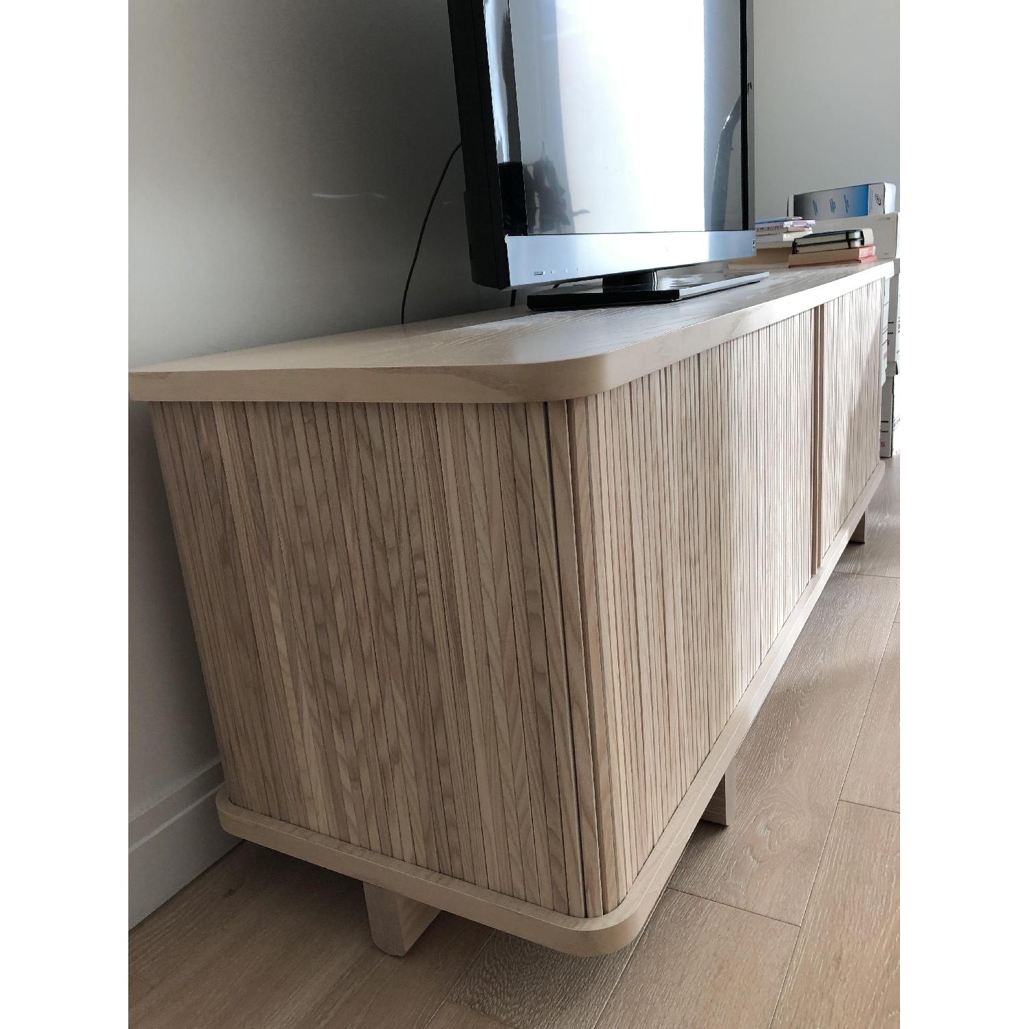 EQ3 Tambour Credenza in Ash - image-7