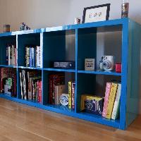 Ikea Kallax Shelving Unit in Turquoise - AptDeco