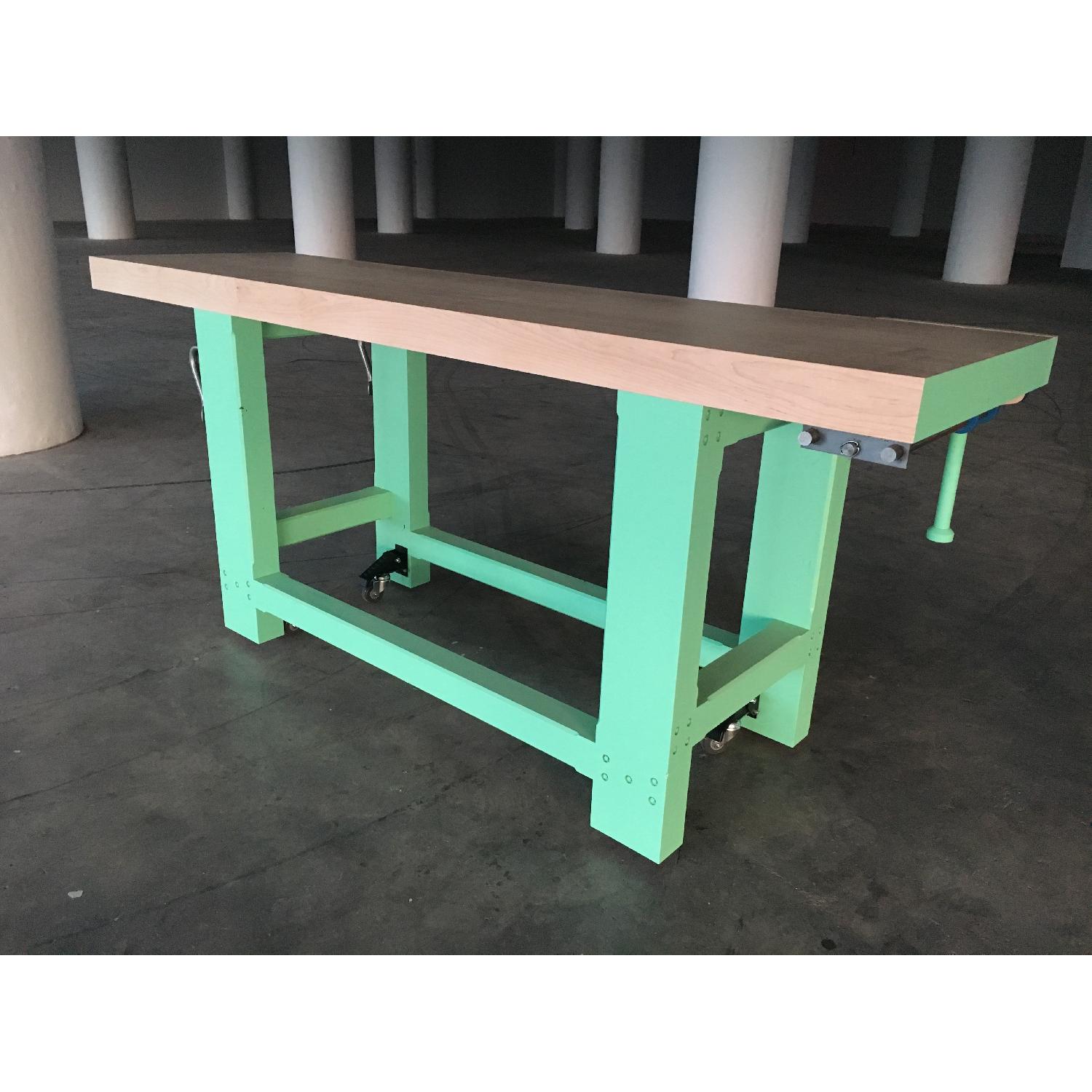 Solid Hard Maple Work Bench - AptDeco