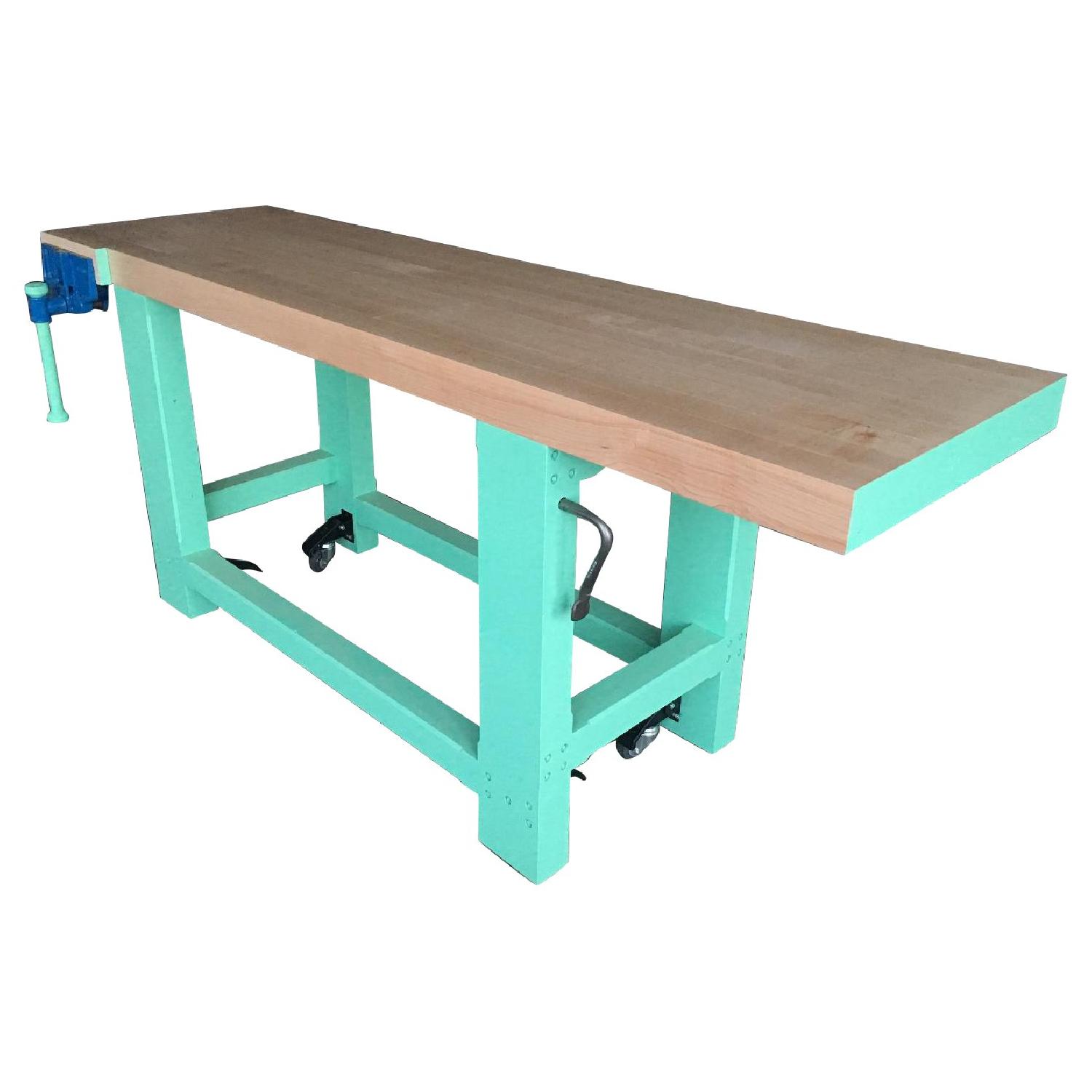 Solid Hard Maple Work Bench - AptDeco