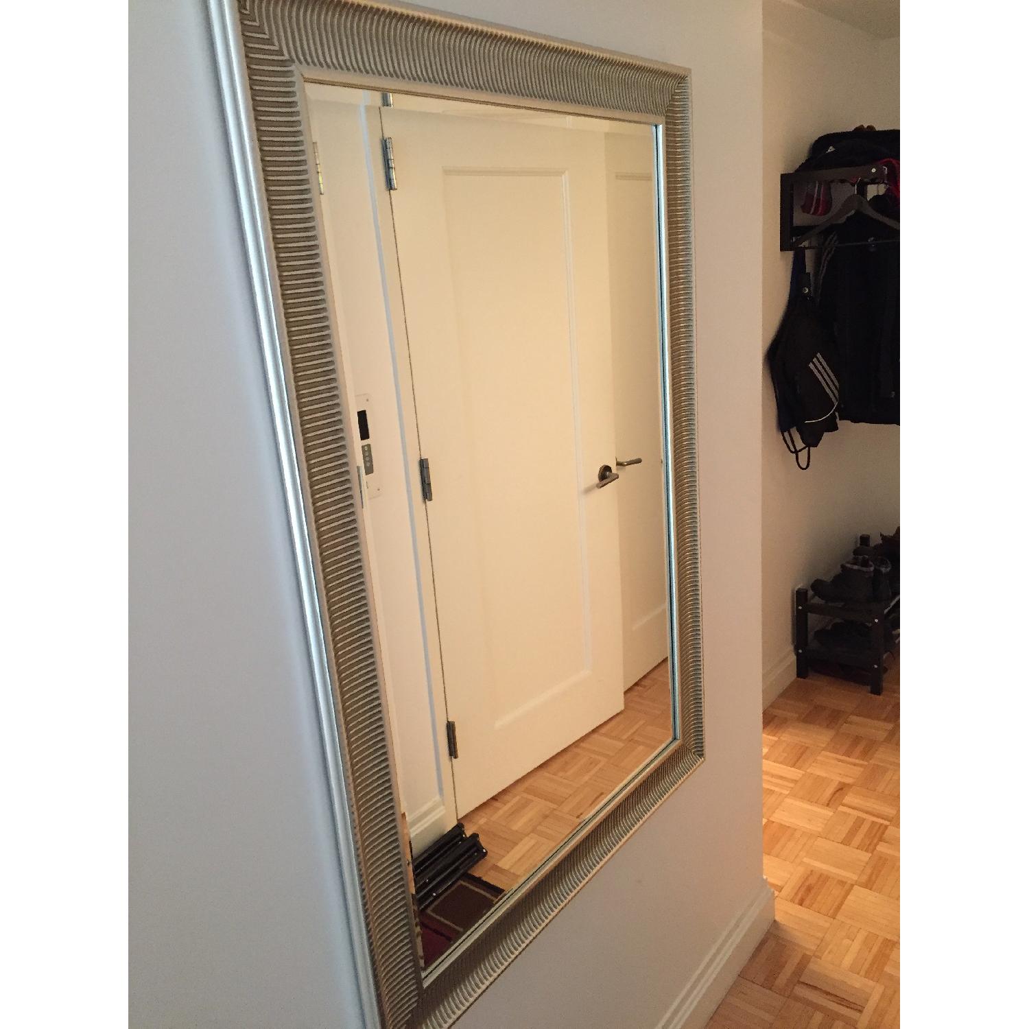 都内の方優先 】美品　IKEA SONGE ミラー SONGE ソンゲ ミラー, シルバーカラー, 91x130 cm - IKEA