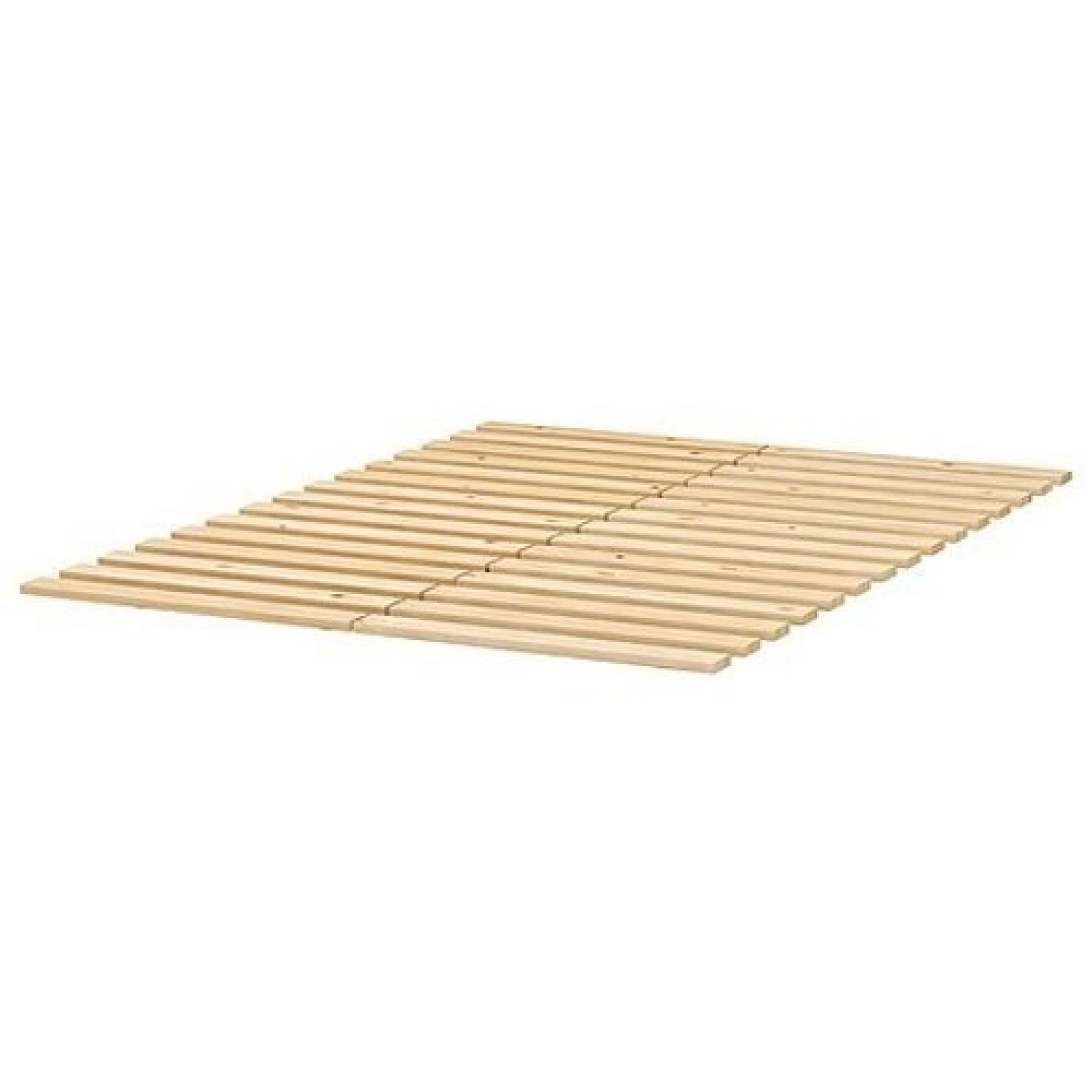 Ikea Malm King Bed Frame w/ Slatted Bed Base - image-3