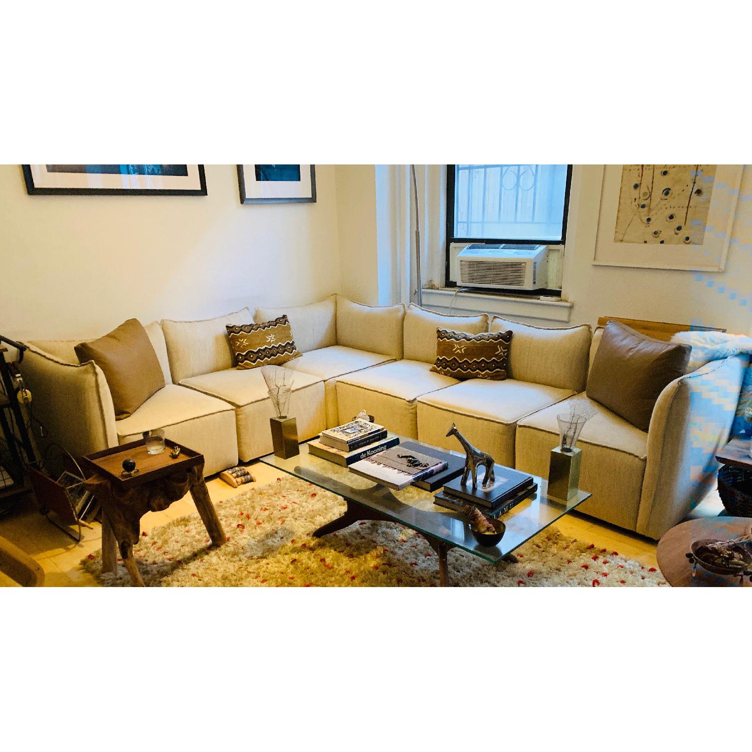 Italian Cream 5-Piece Sectional Sofa - image-2