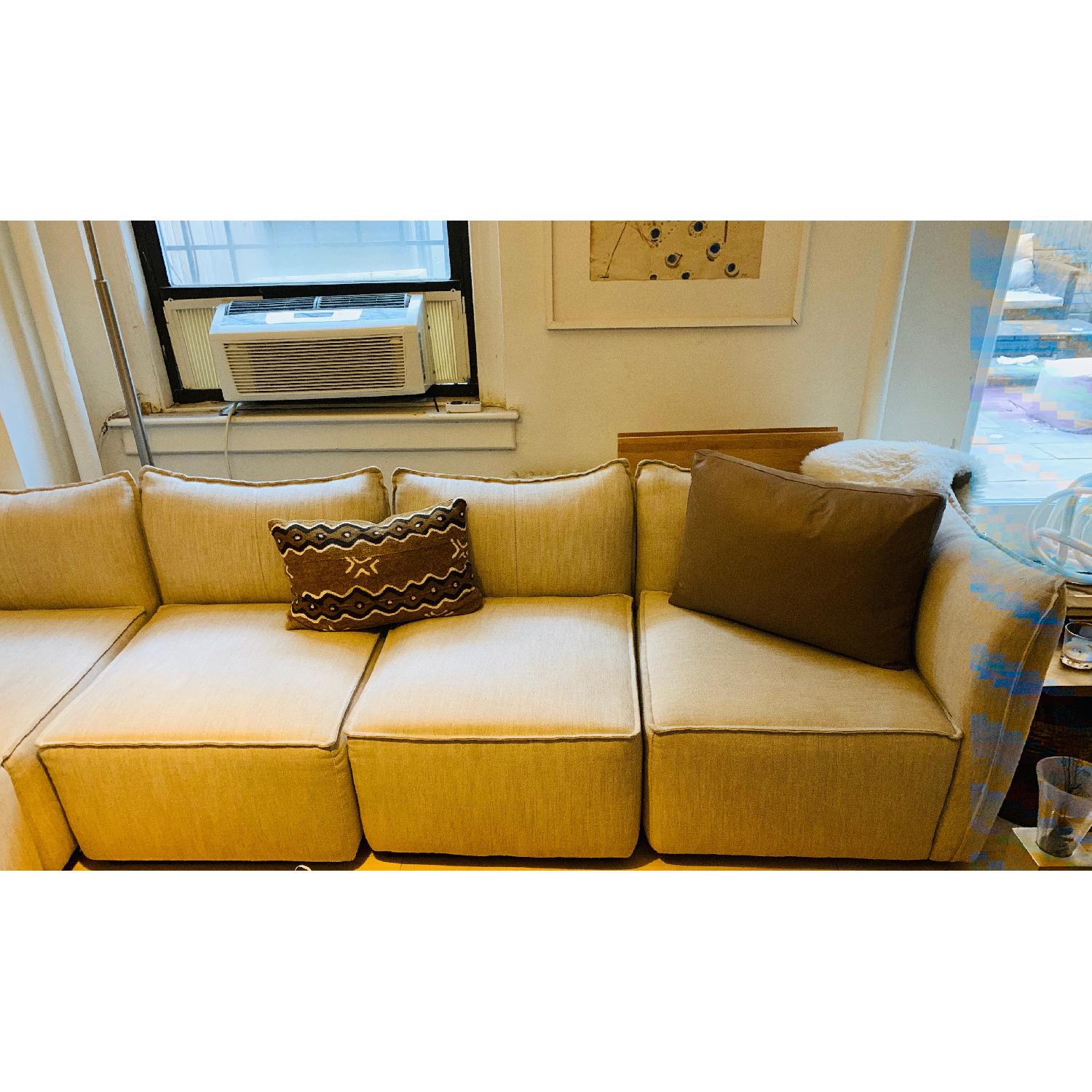 Italian Cream 5-Piece Sectional Sofa - image-5