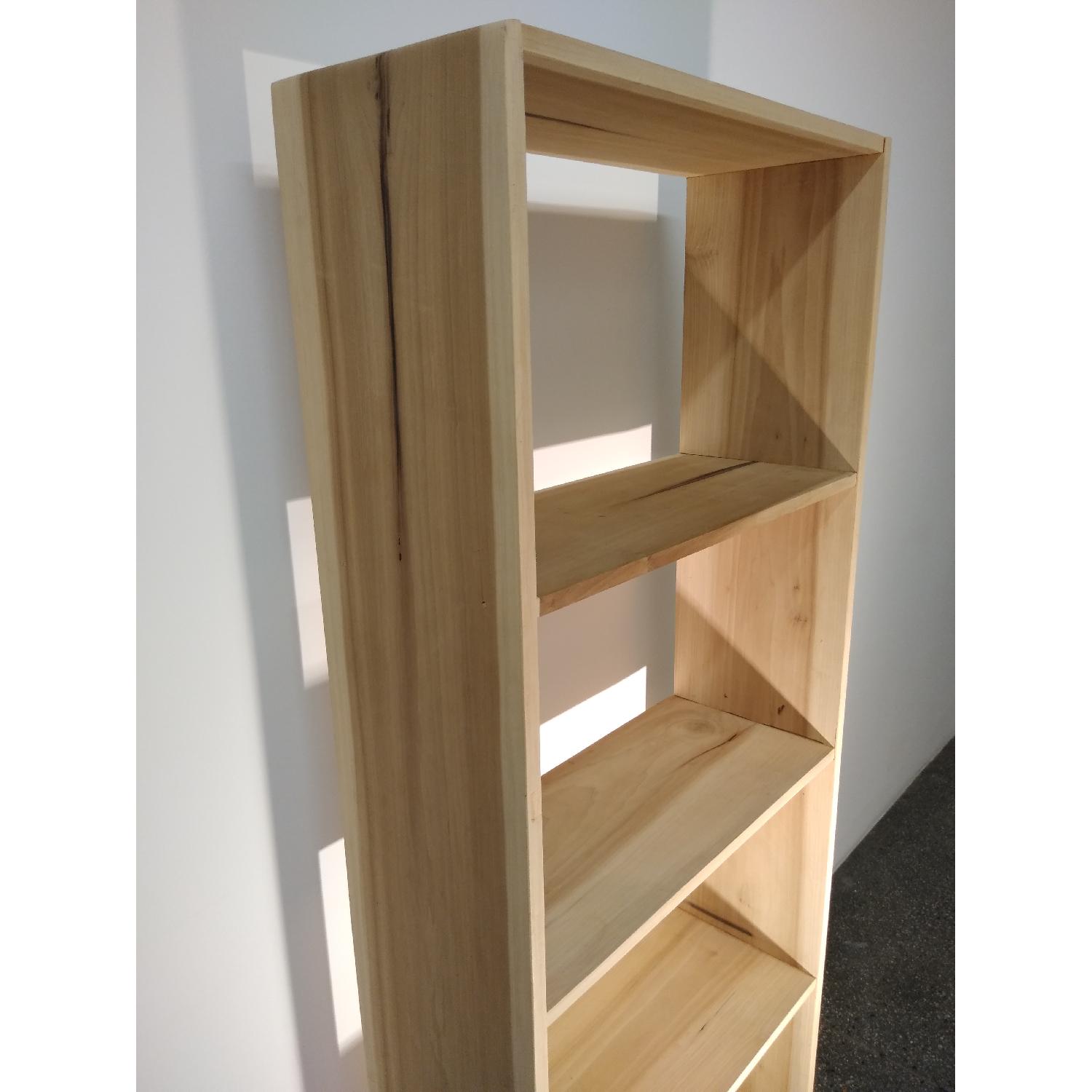 Solid Poplar Hardwood Bookcase 70" - image-3