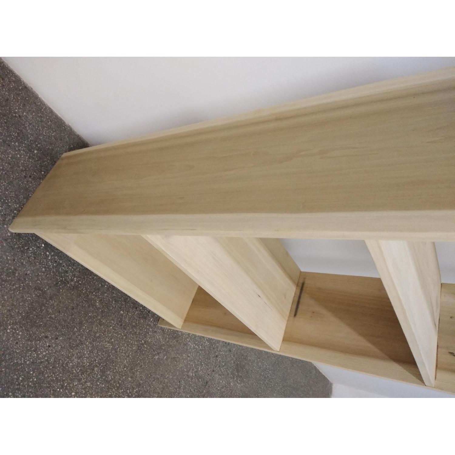 Solid Poplar Hardwood Bookcase 70" AptDeco