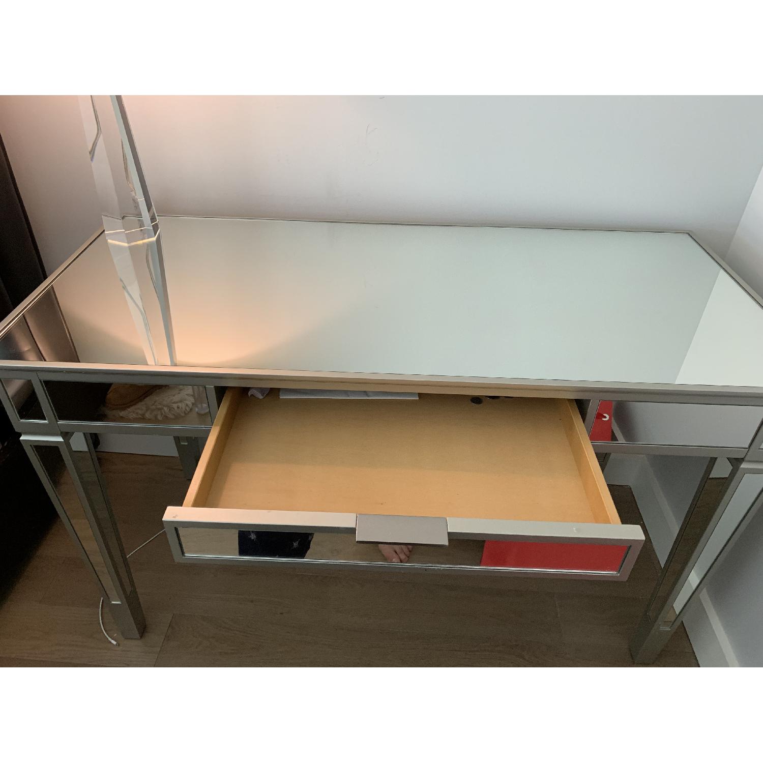 Pottery Barn Park Mirrored Desk - image-2