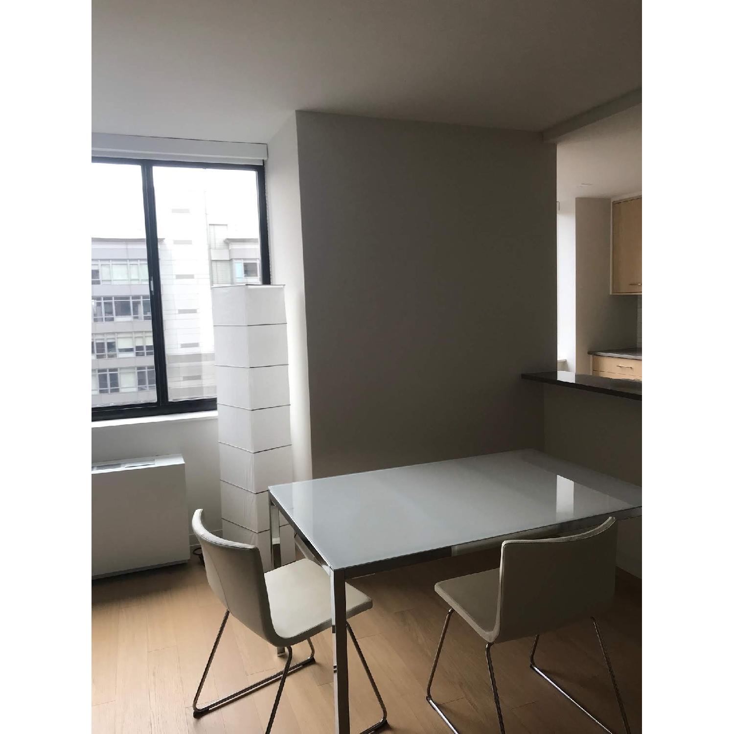 Ikea Torsby Smoked Glass Top Table - image-1