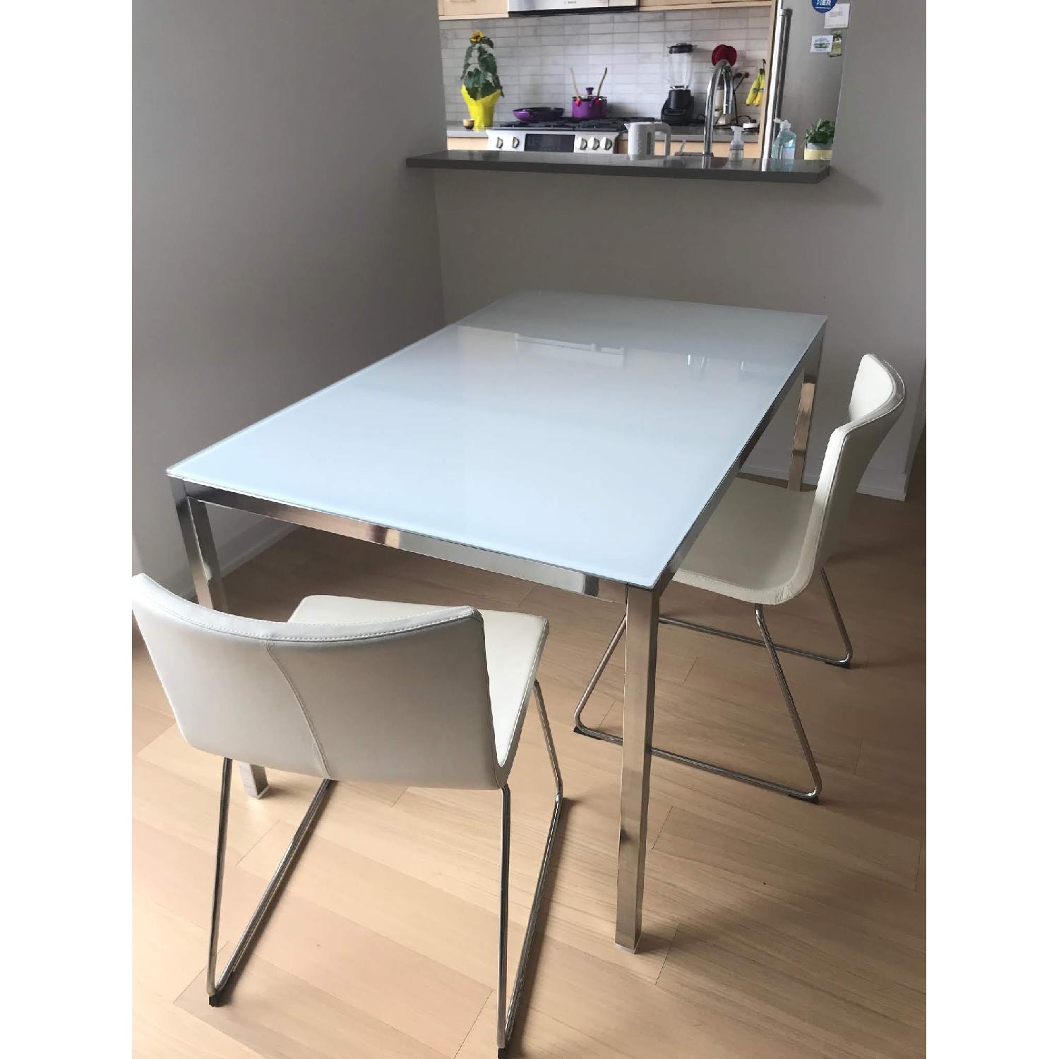 Ikea Torsby Smoked Glass Top Table - image-2