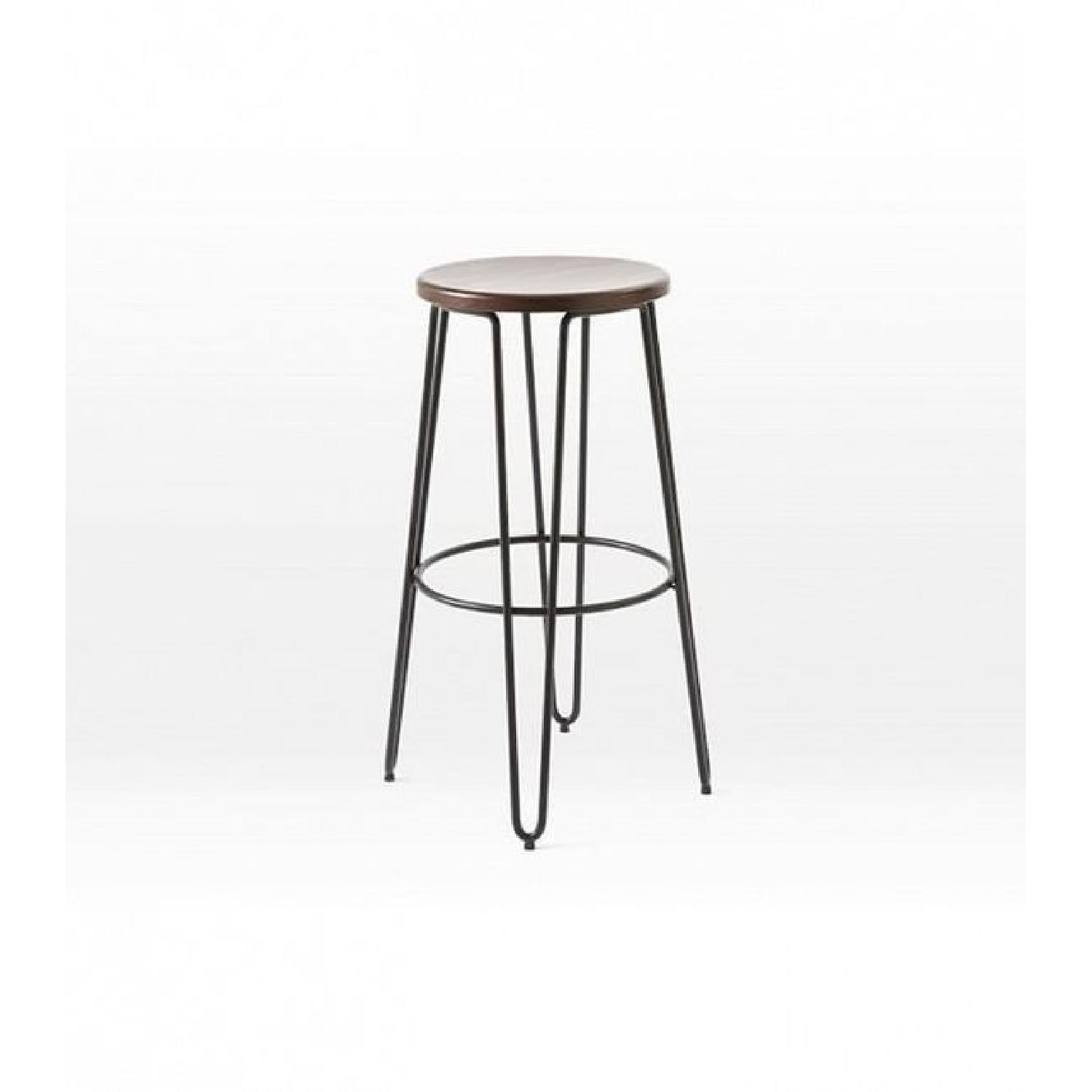 West Elm Hairpin Bar Stools - image-4