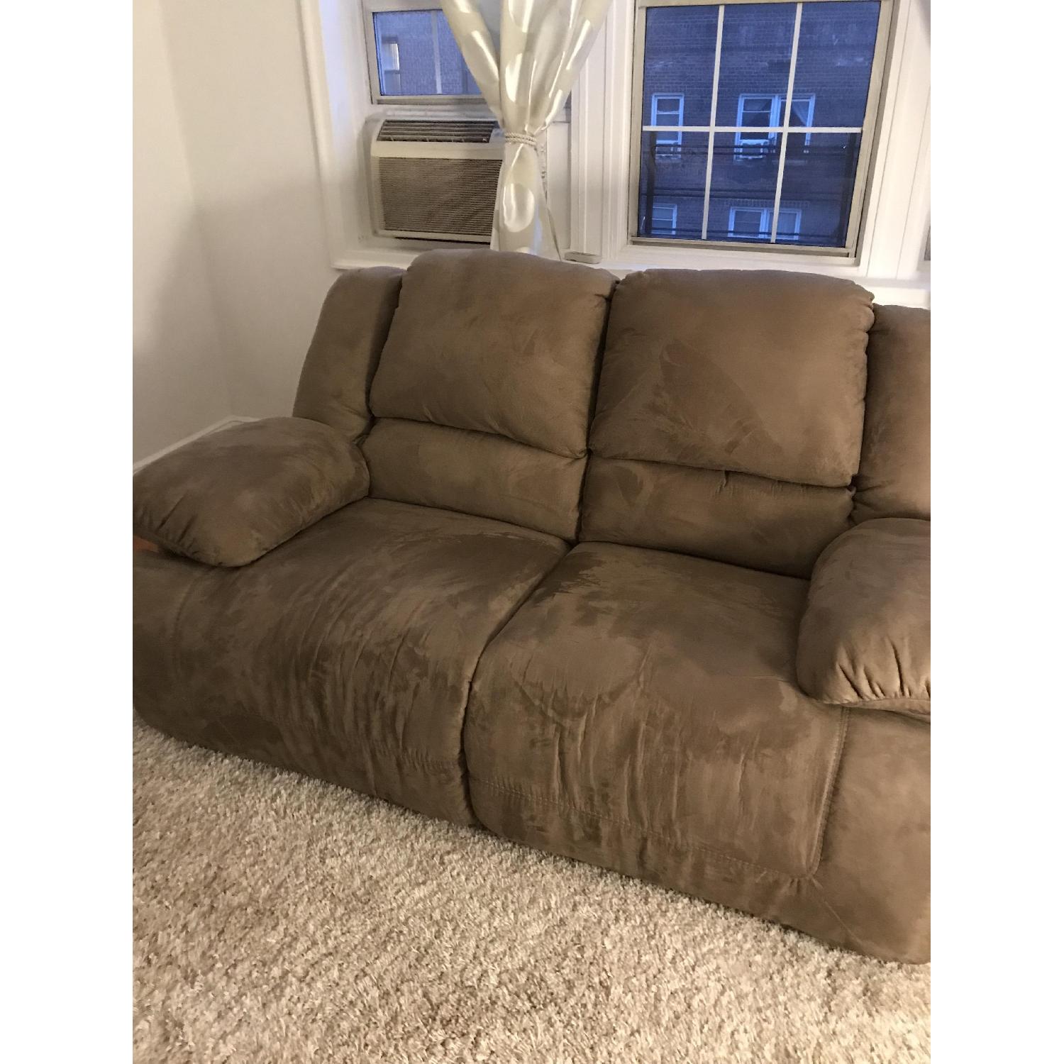 Ashley Double Recliner Sofa - image-3