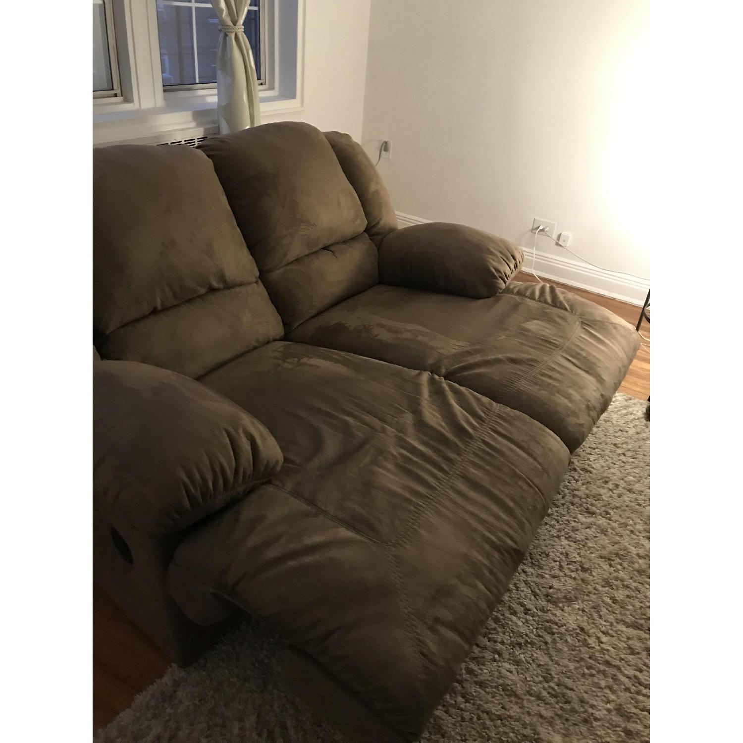 Ashley Double Recliner Sofa - image-7