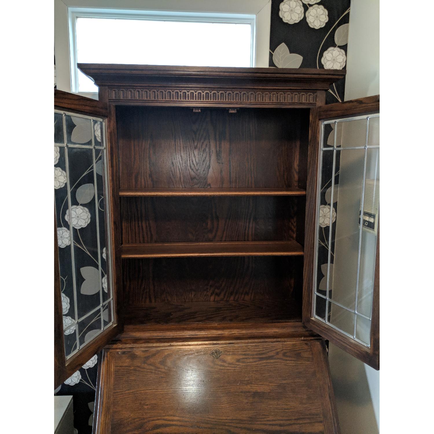Ethan Allen Royal Charter Secretary w/ Bookcase Hutch - image-2