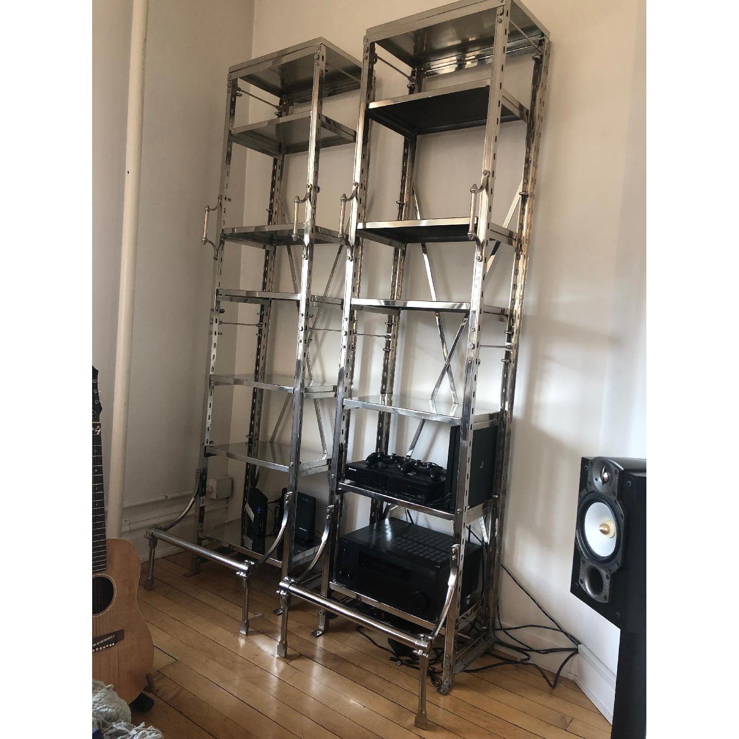 Restoration Hardware French Library Narrow Shelving Unit - image-2