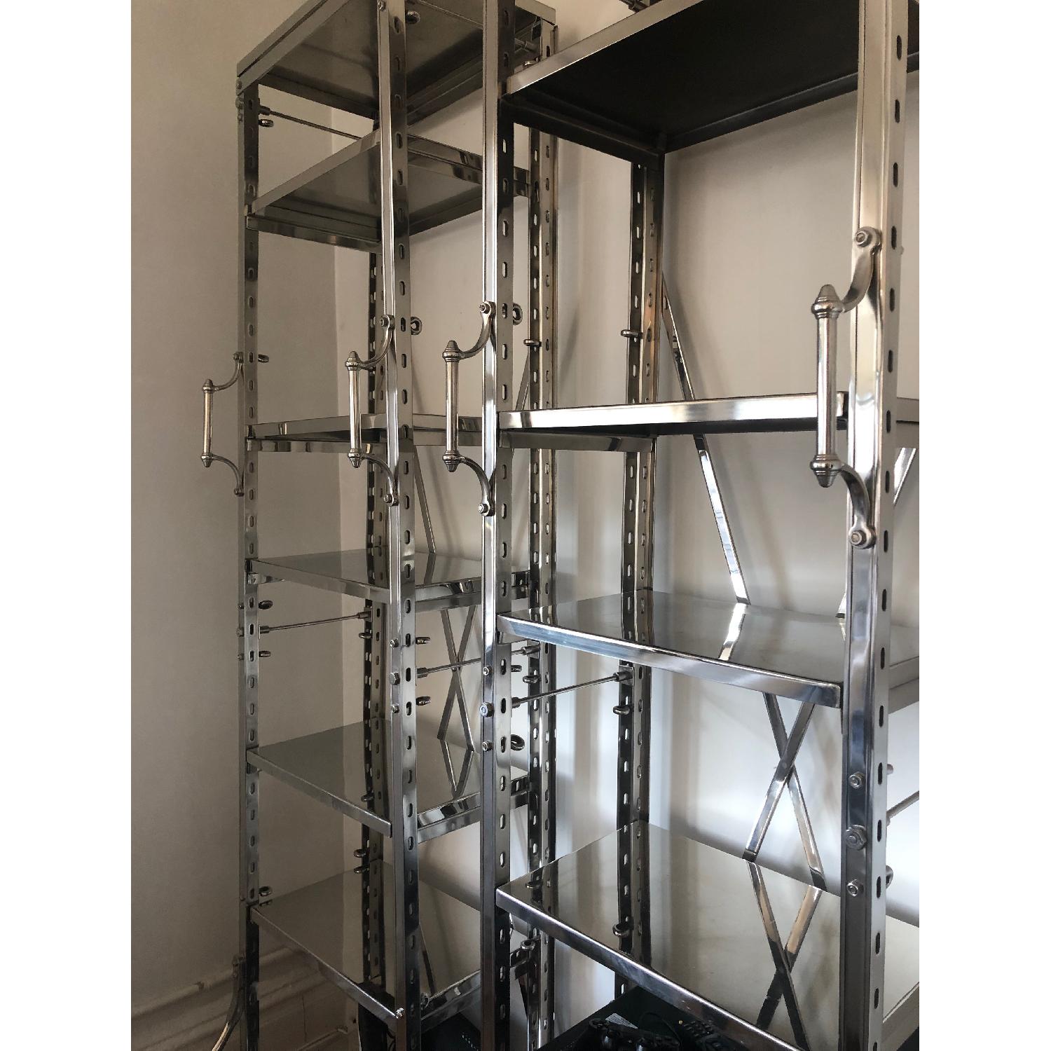 Restoration Hardware French Library Narrow Shelving Unit - image-4