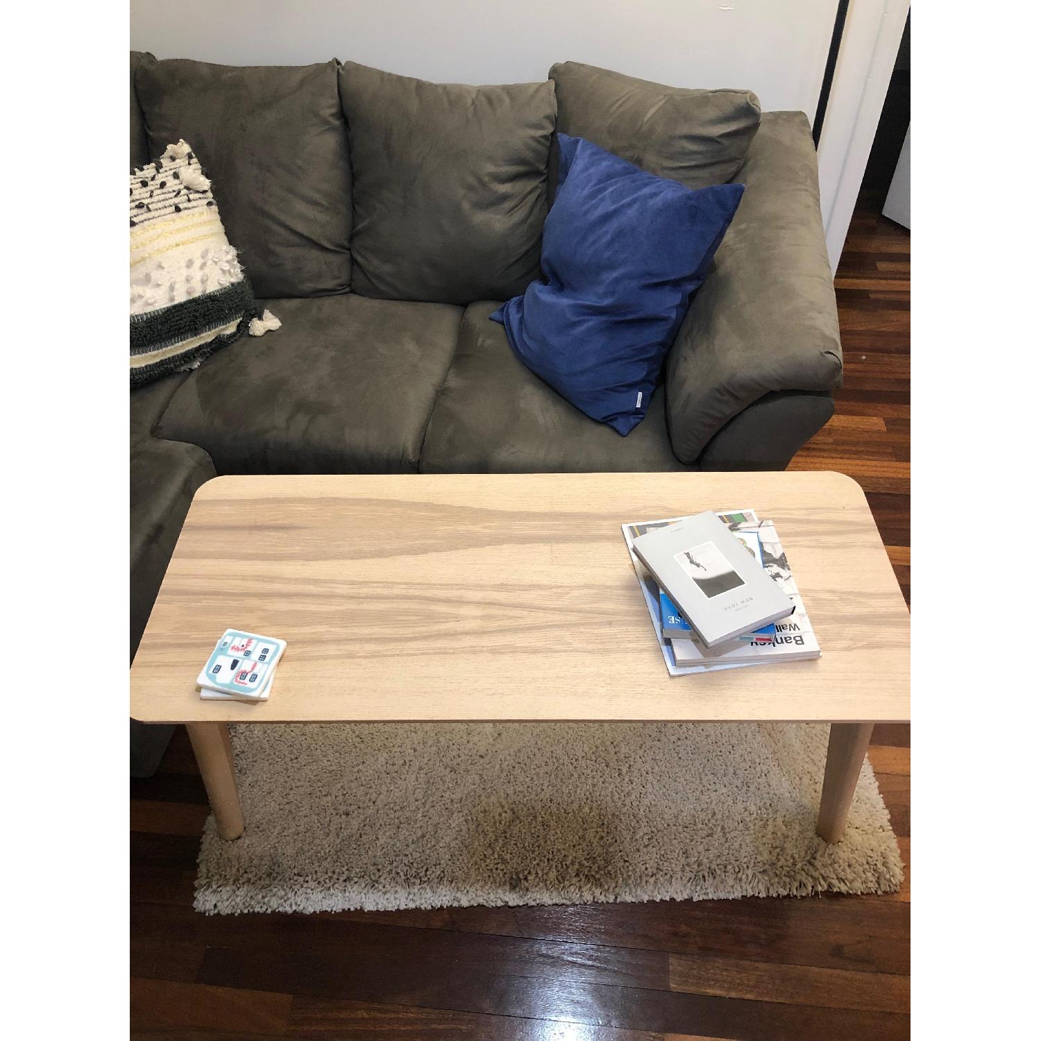 Ikea Lisabo Ash Veneer Coffee Table - image-1