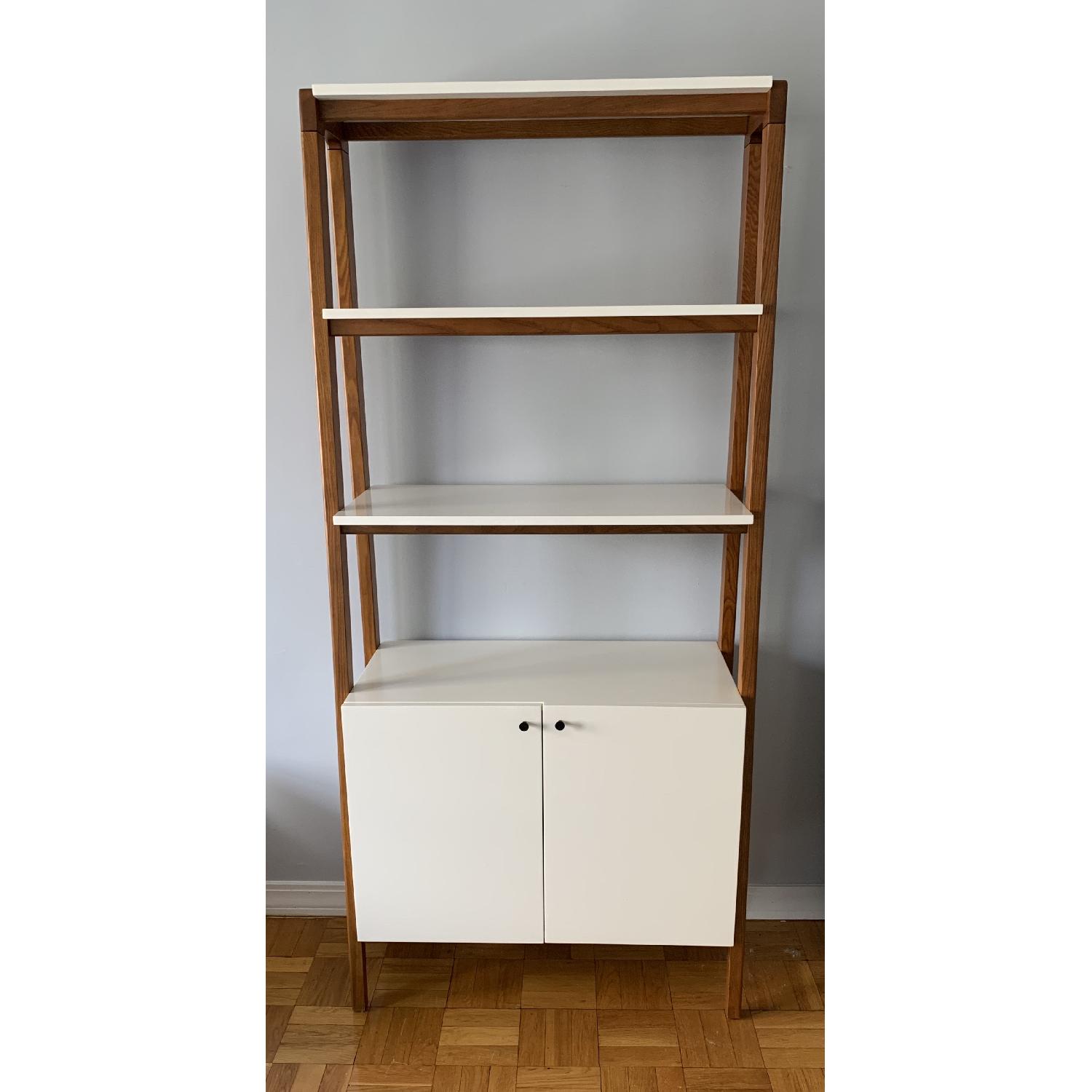 West Elm Modern Cabinet Bookcase - image-1