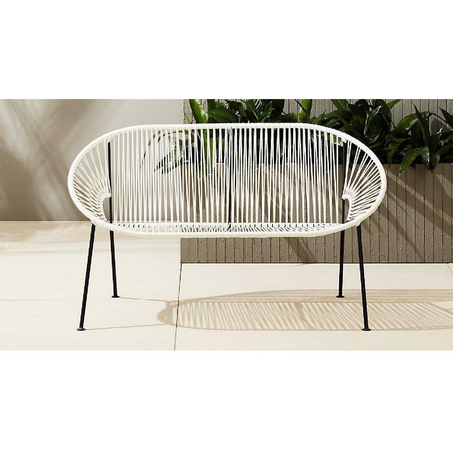 CB2 Ixtapa Outdoor Loveseat - image-1