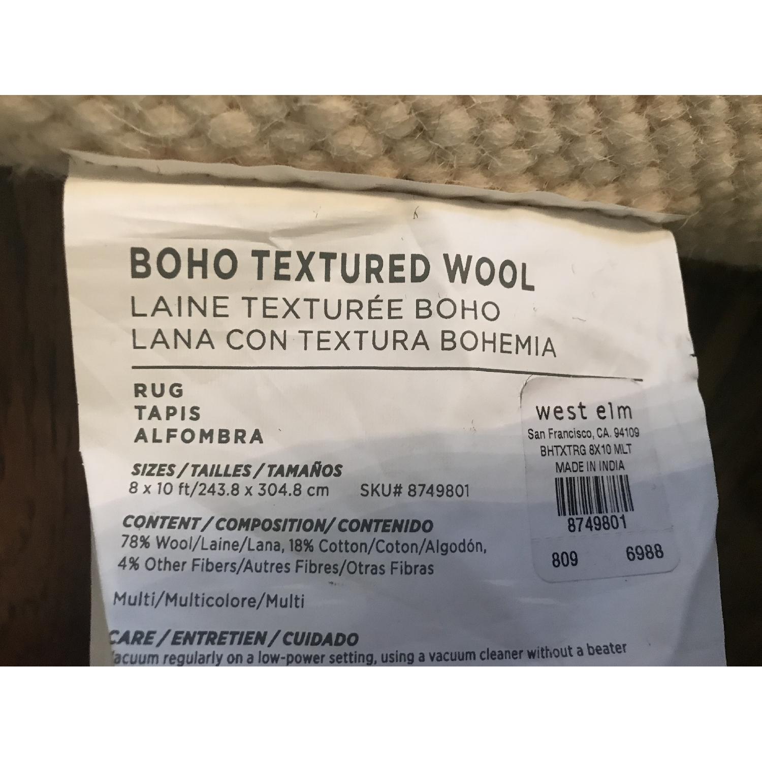 West Elm Boho Textured Wool Rug - image-3