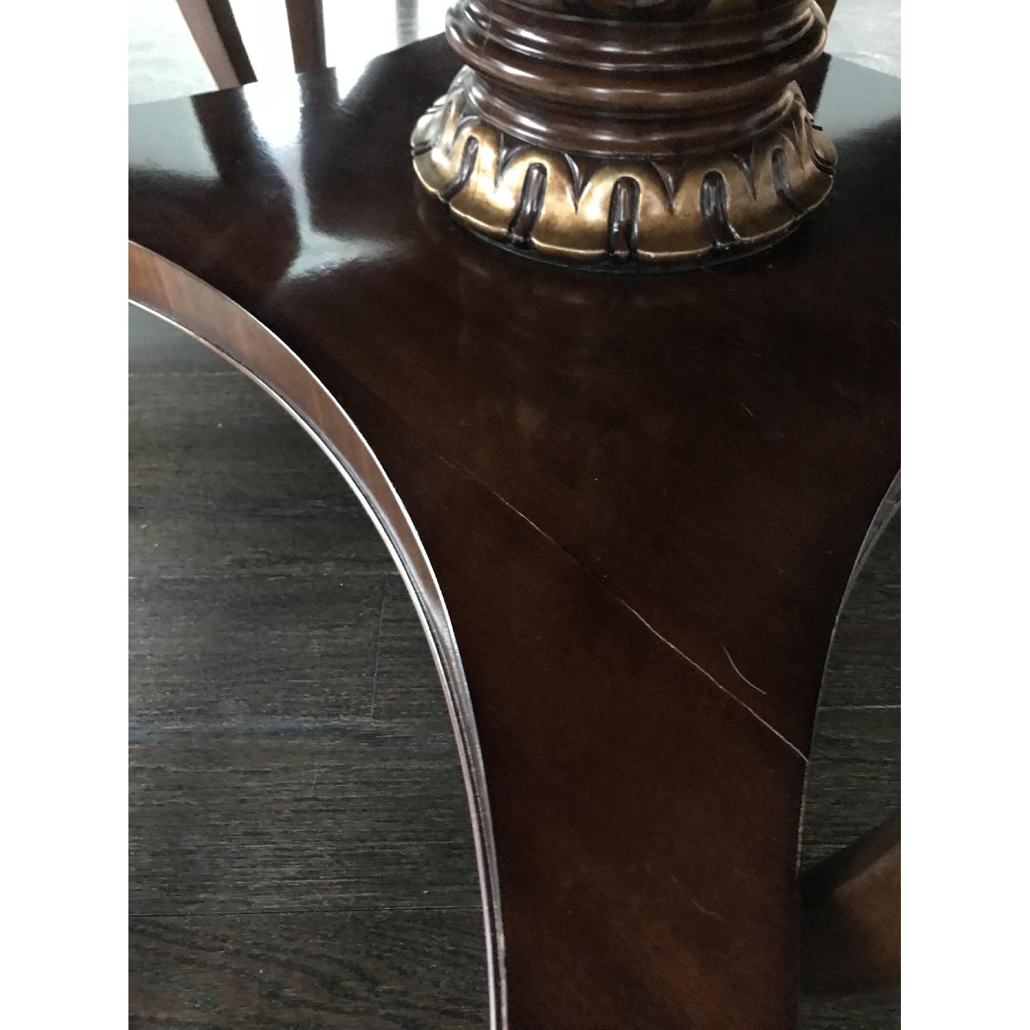 Custom Made Expandable Dining Table w/ 8 Chairs - image-7