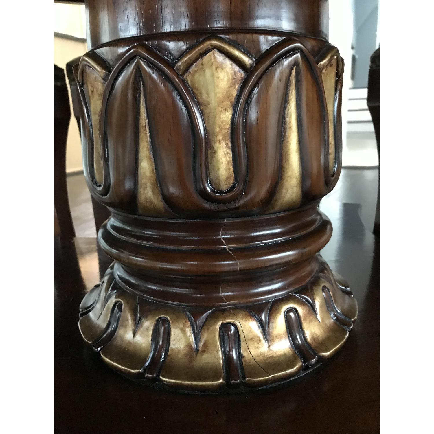 Custom Made Expandable Dining Table w/ 8 Chairs - image-8