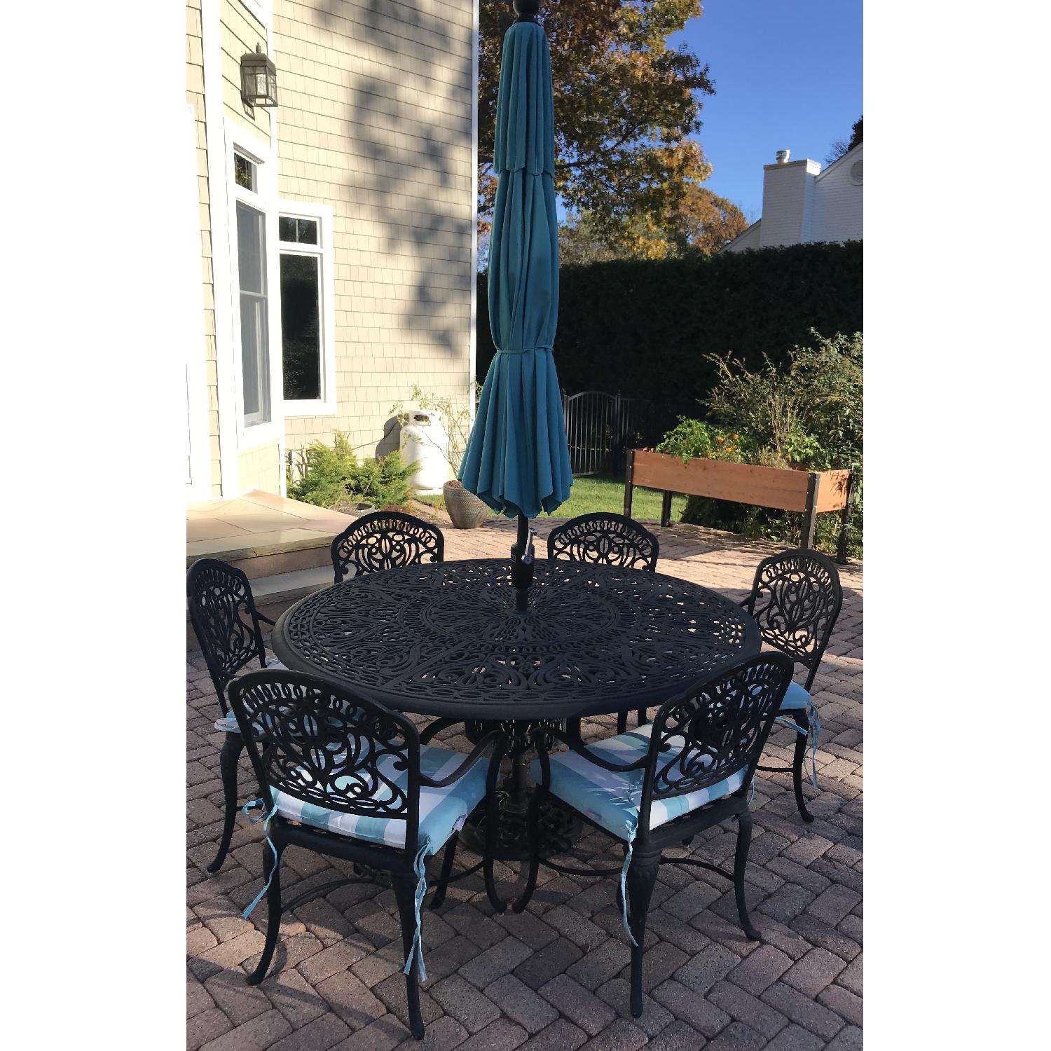 Hanamint Tuscany Patio 9-Piece Dining Set - image-1