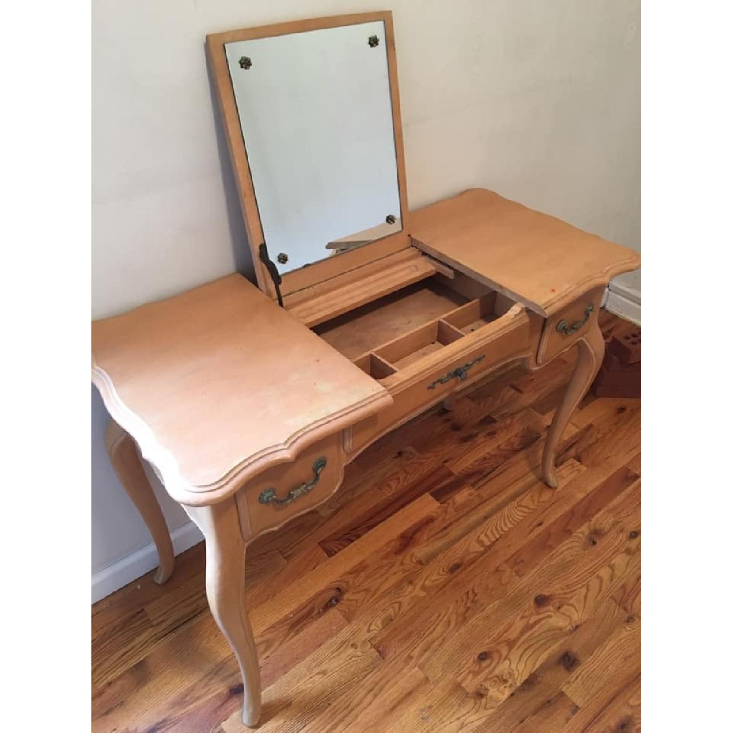 Ethan Allen Country French Vanity & Chair - image-3