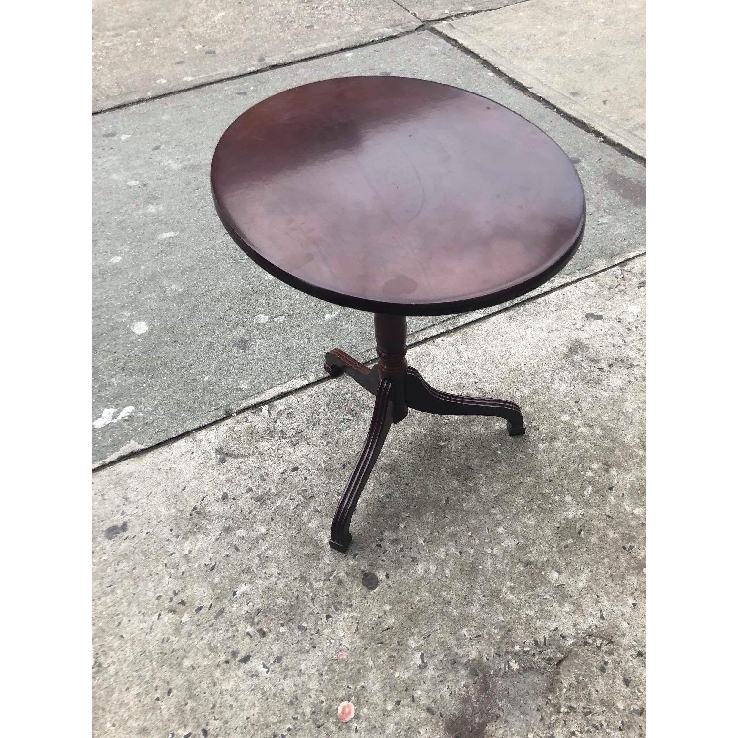 The Bombay Company Mahogany Folding Side Table - image-3