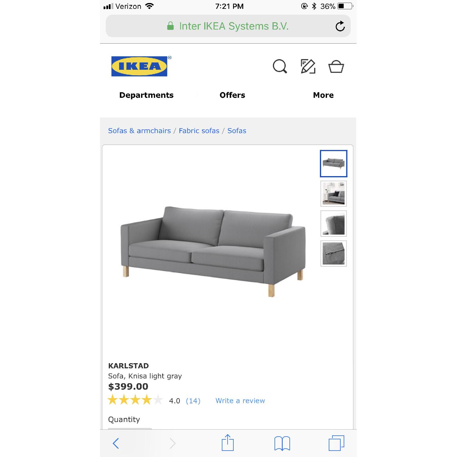 Ikea Karlstad Sofa - image-1