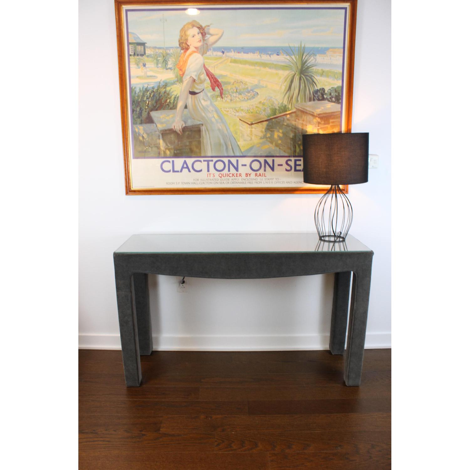 Vintage Velvet Console Table/Breakfast Bar AptDeco