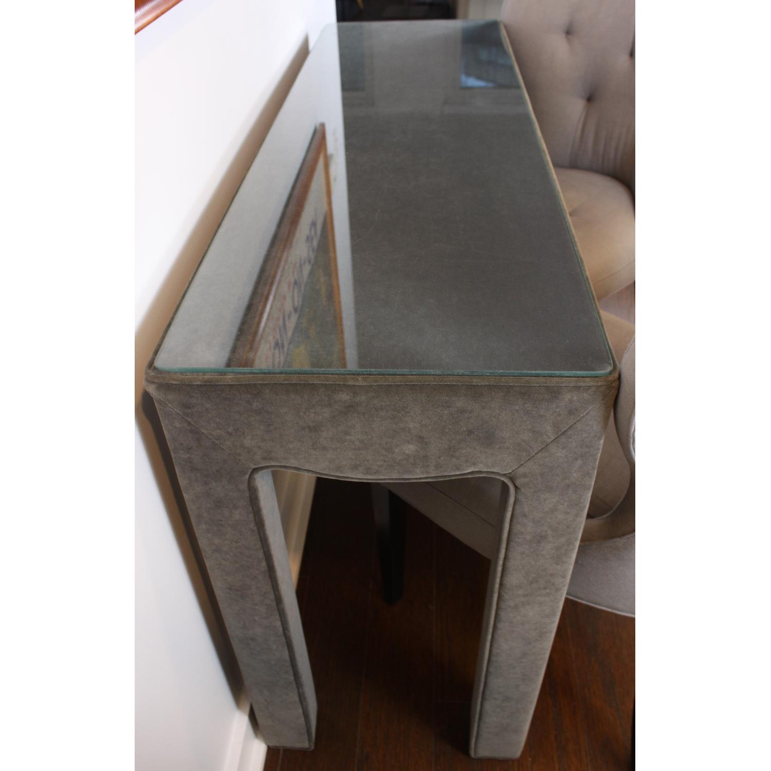 Vintage Velvet Console Table/Breakfast Bar - image-4