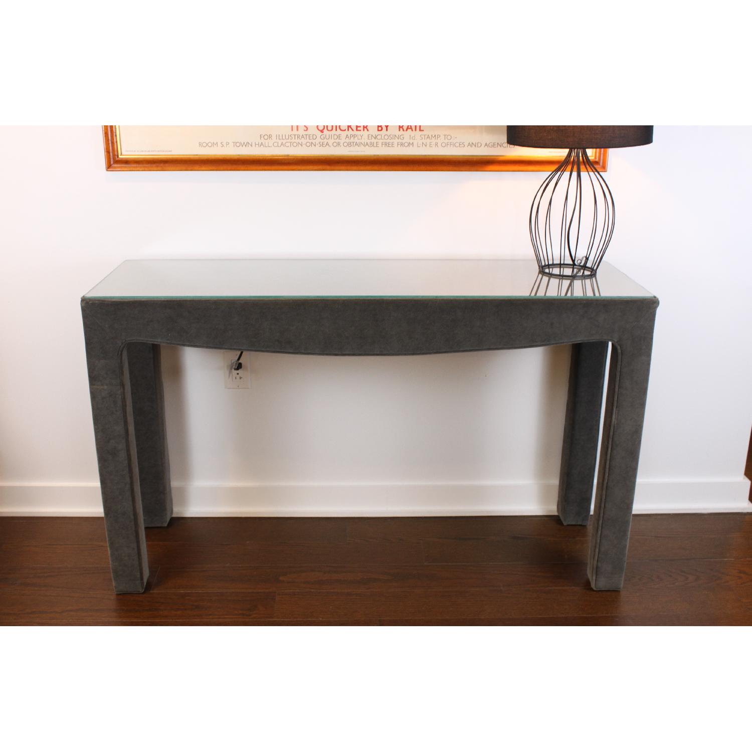 Vintage Velvet Console Table/Breakfast Bar AptDeco