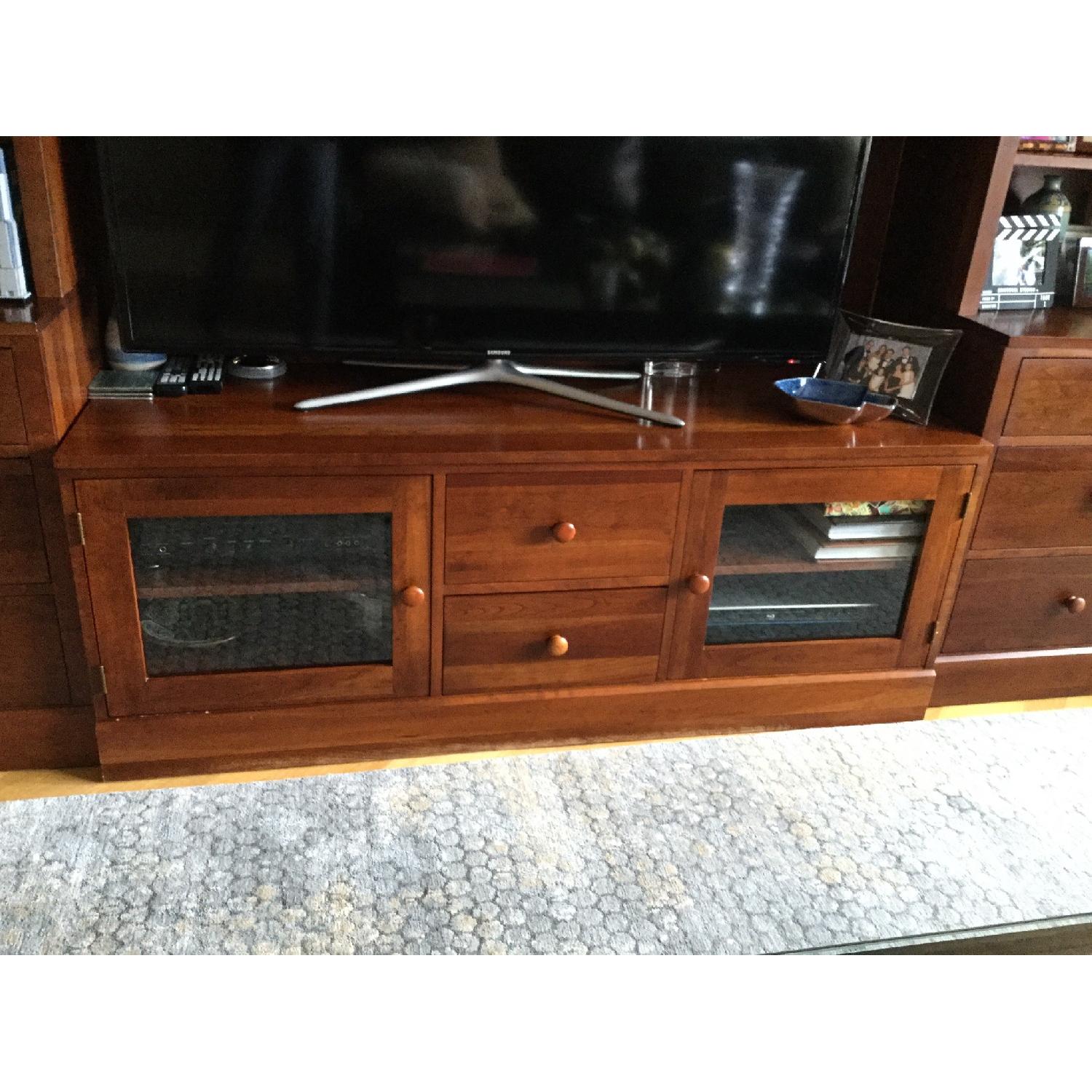 Ethan Allen Wall Unit w/ TV Hutch AptDeco