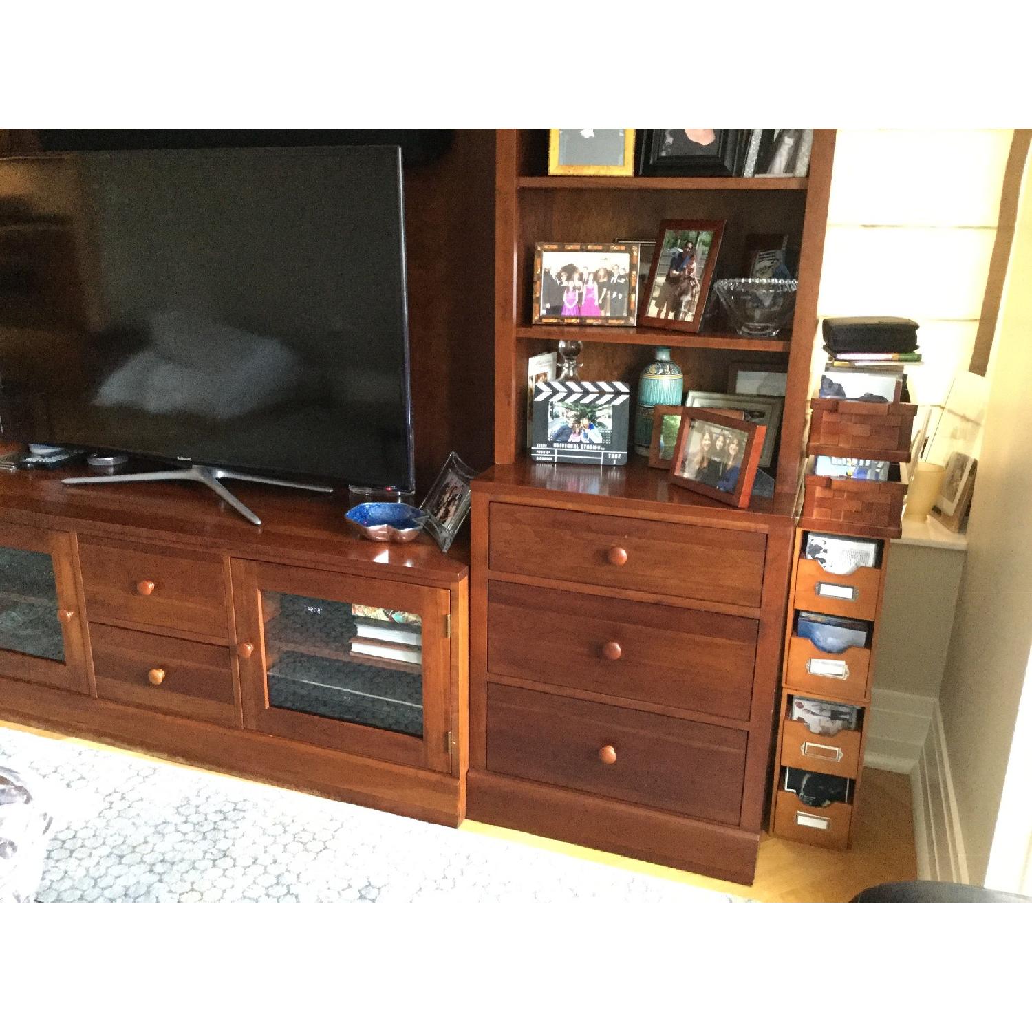 Ethan Allen Wall Unit w/ TV Hutch AptDeco
