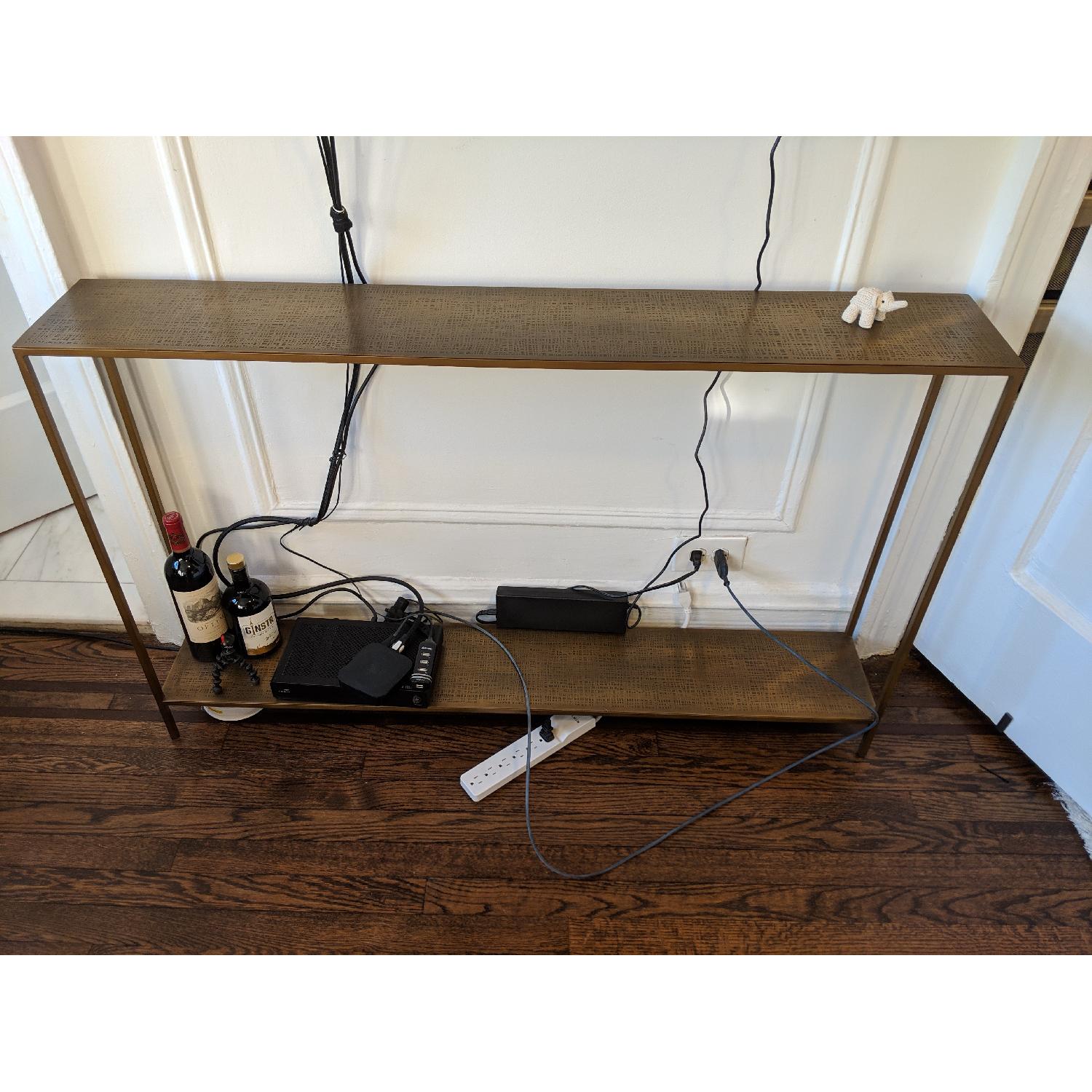 Crate & Barrel Jacque Console Table - AptDeco