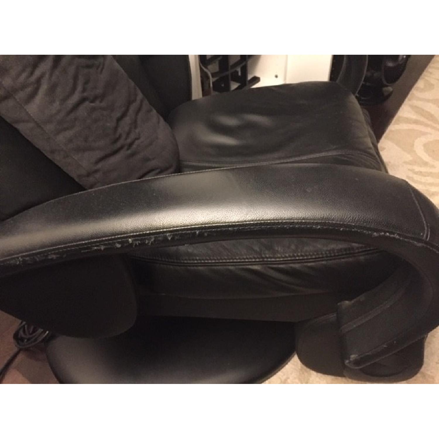 Human Touch Robotic Massaging Chair/Recliner in Black - image-1